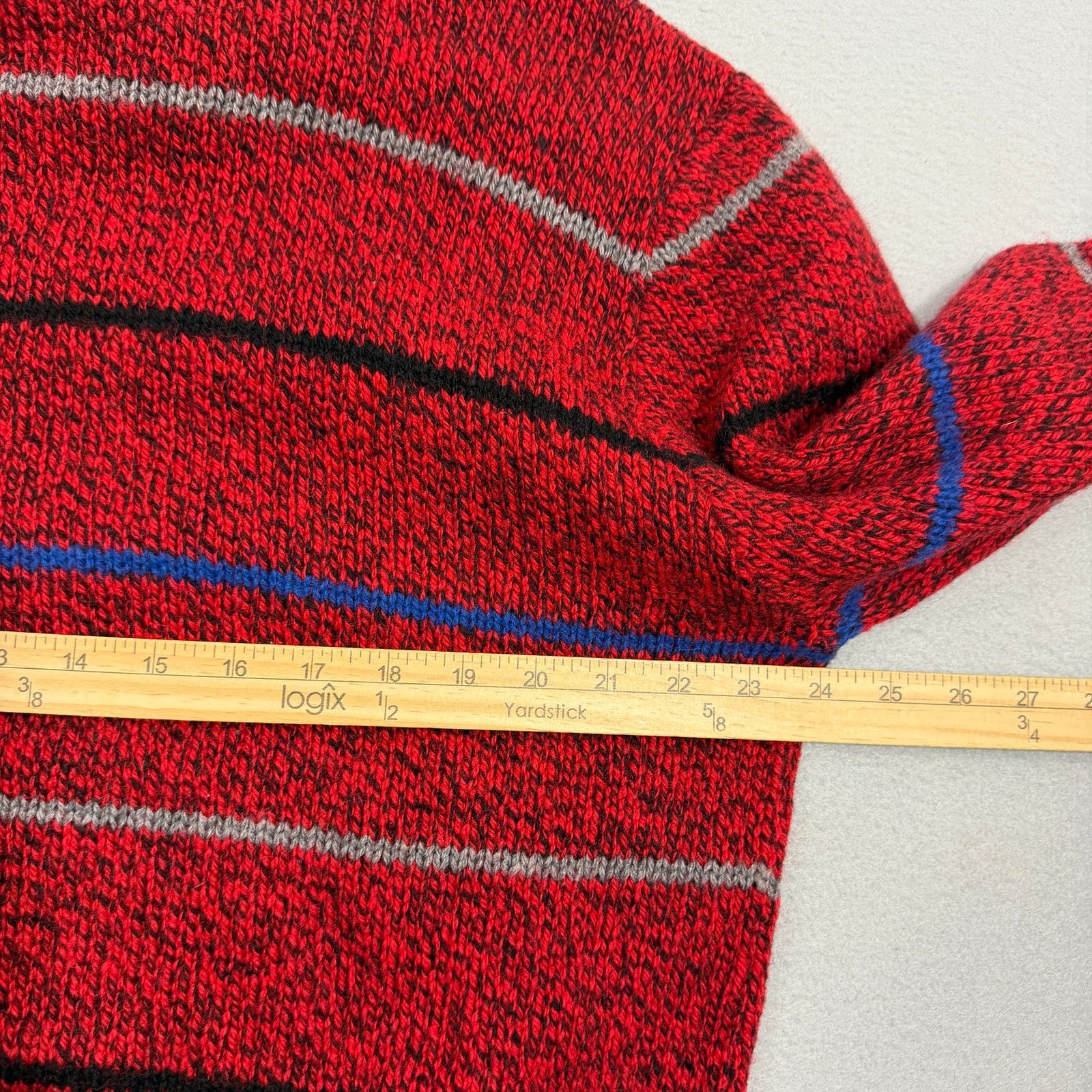 Eddie Bauer Vintage Eddie Bauer Sweater Men's Large Striped Crewneck 90s Size US L / EU 52-54 / 3 - 7 Thumbnail