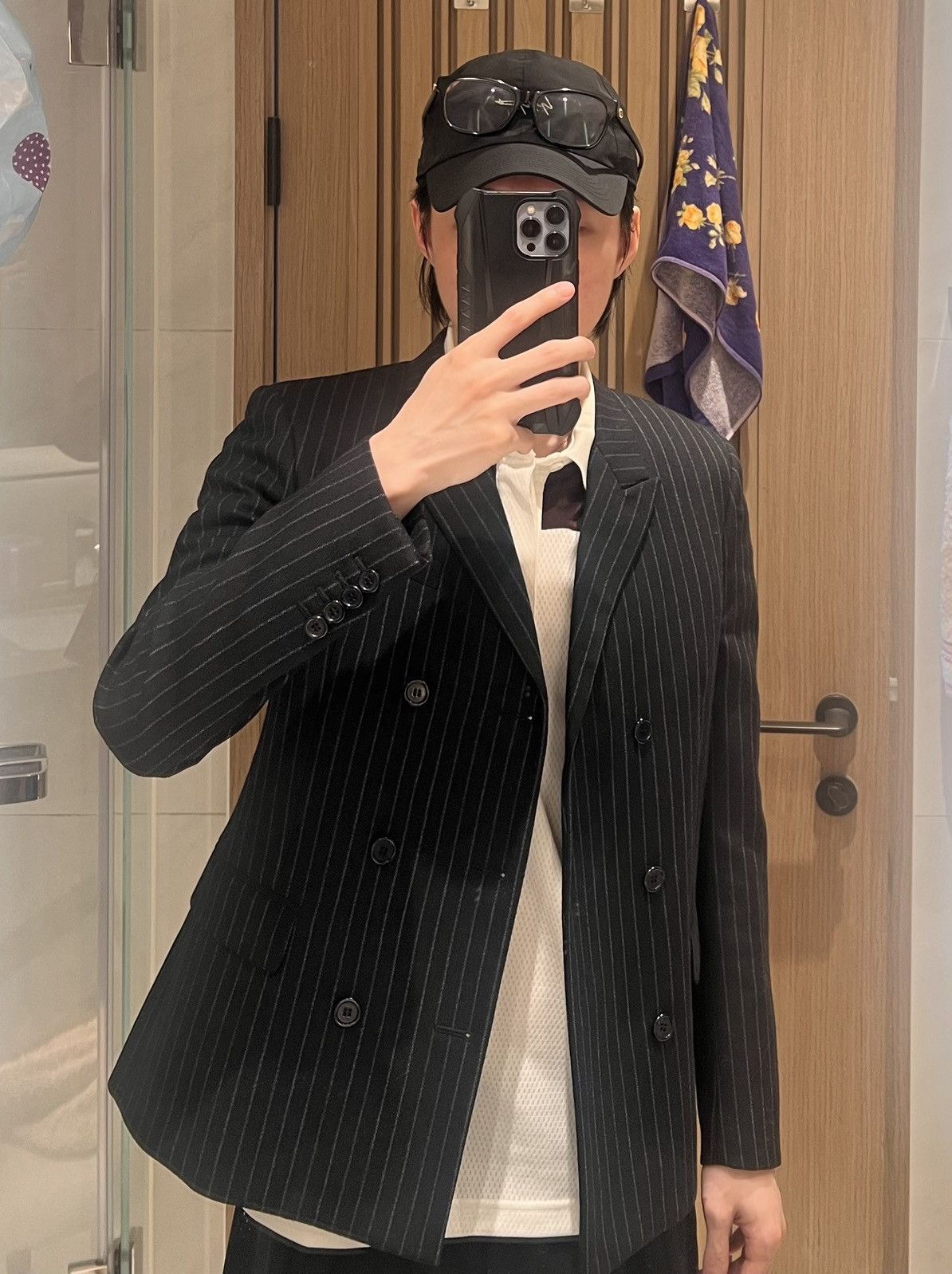 Saint Laurent Paris Saint Laurent wool double breasted blazer with stripes Size US S / EU 44-46 / 1 - 4 Thumbnail
