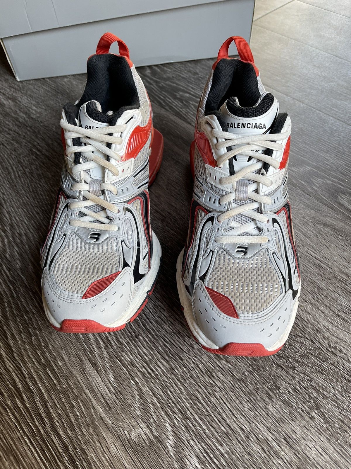 Balenciaga Xpander Sneaker White Silver Red