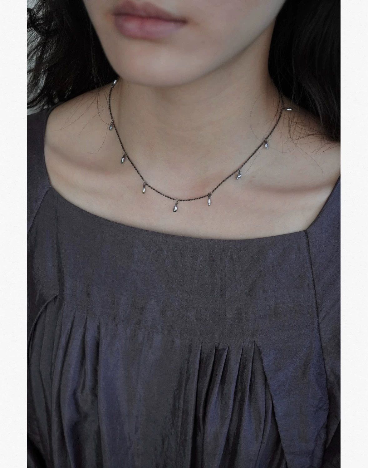 Other zooSelect KESHI Raindrop Pearl Handmade 925 Silver Necklace Size ONE SIZE - 1 Thumbnail