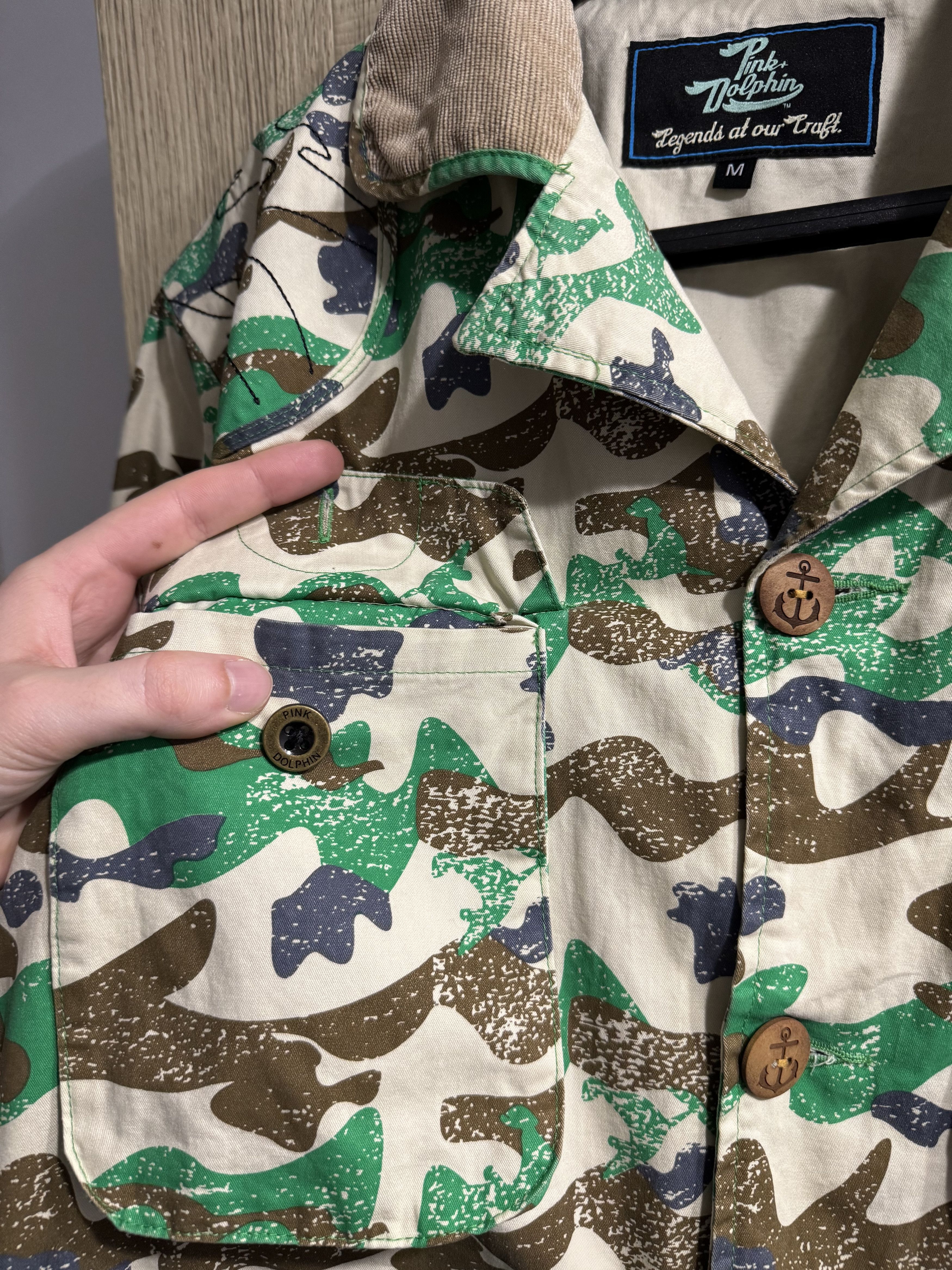 Pink Dolphin Pink Dolphin Multipocket Camo Jacket Military Style Size US M / EU 48-50 / 2 - 8 Thumbnail