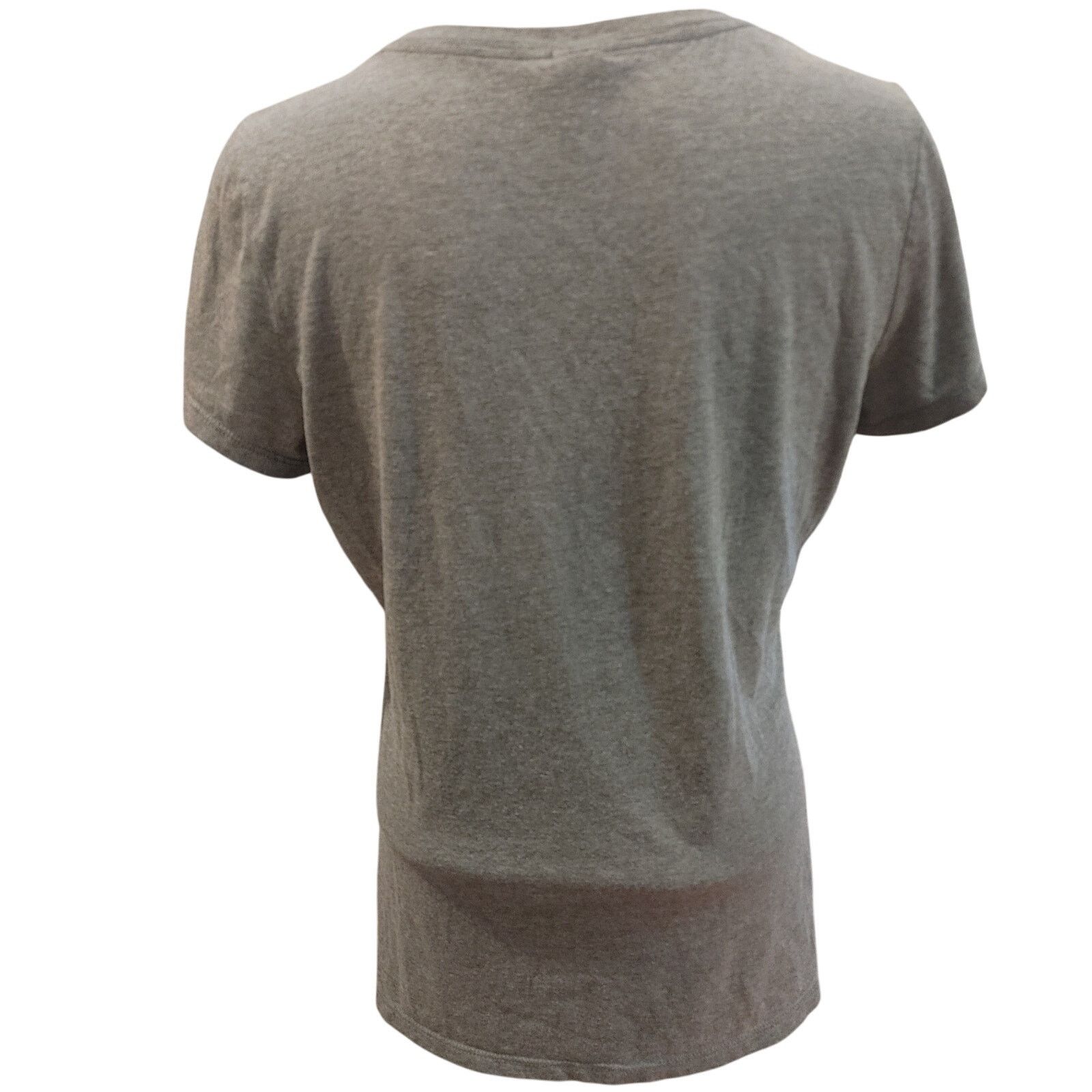 Other District Made - Women's LG Gray Short Sleeve V-Neck "Boss" Size L / US 10 / IT 46 - 2 Thumbnail