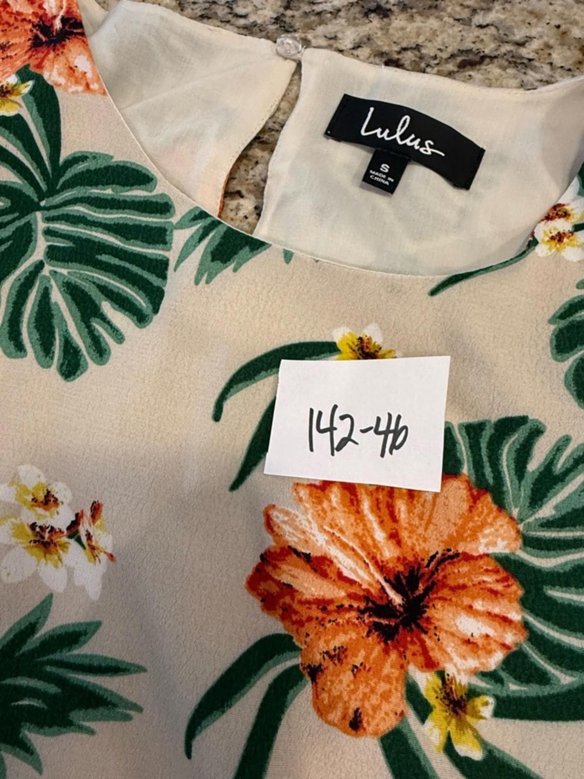 Lulus Lulu’s tropical floral colorful sheath tank dress SZ SM Size S / US 4 / IT 40 - 7 Thumbnail