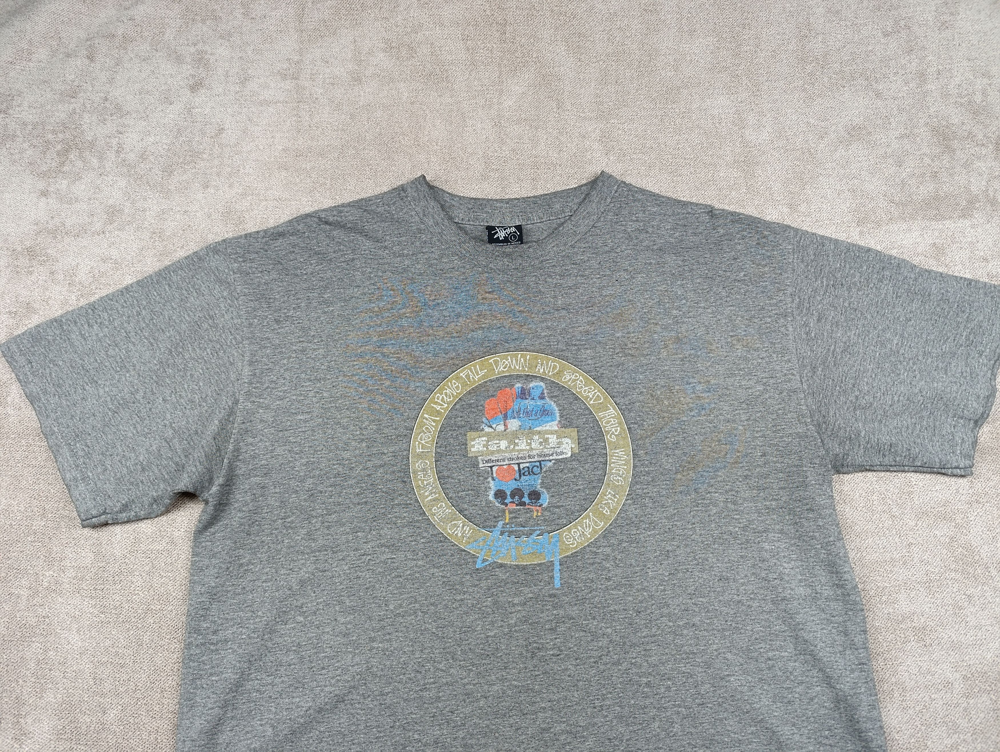 Stussy STUSSY X FAITH HOUSE RECORDS LOGO TEE Size US L / EU 52-54 / 3 - 2 Thumbnail