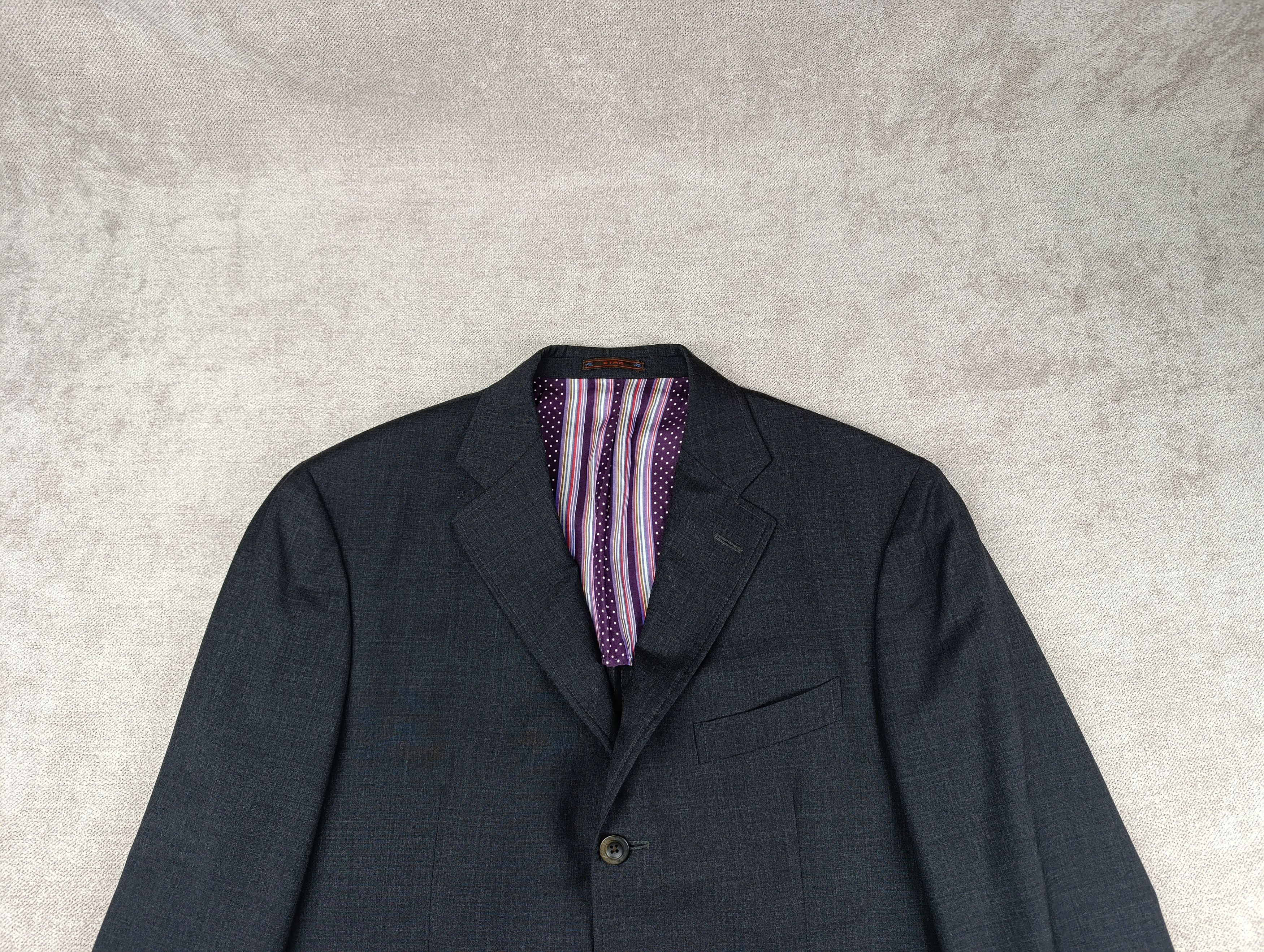 Etro Etro Mens Wool Blazer Jacket Size 50R Size 50R - 4 Thumbnail