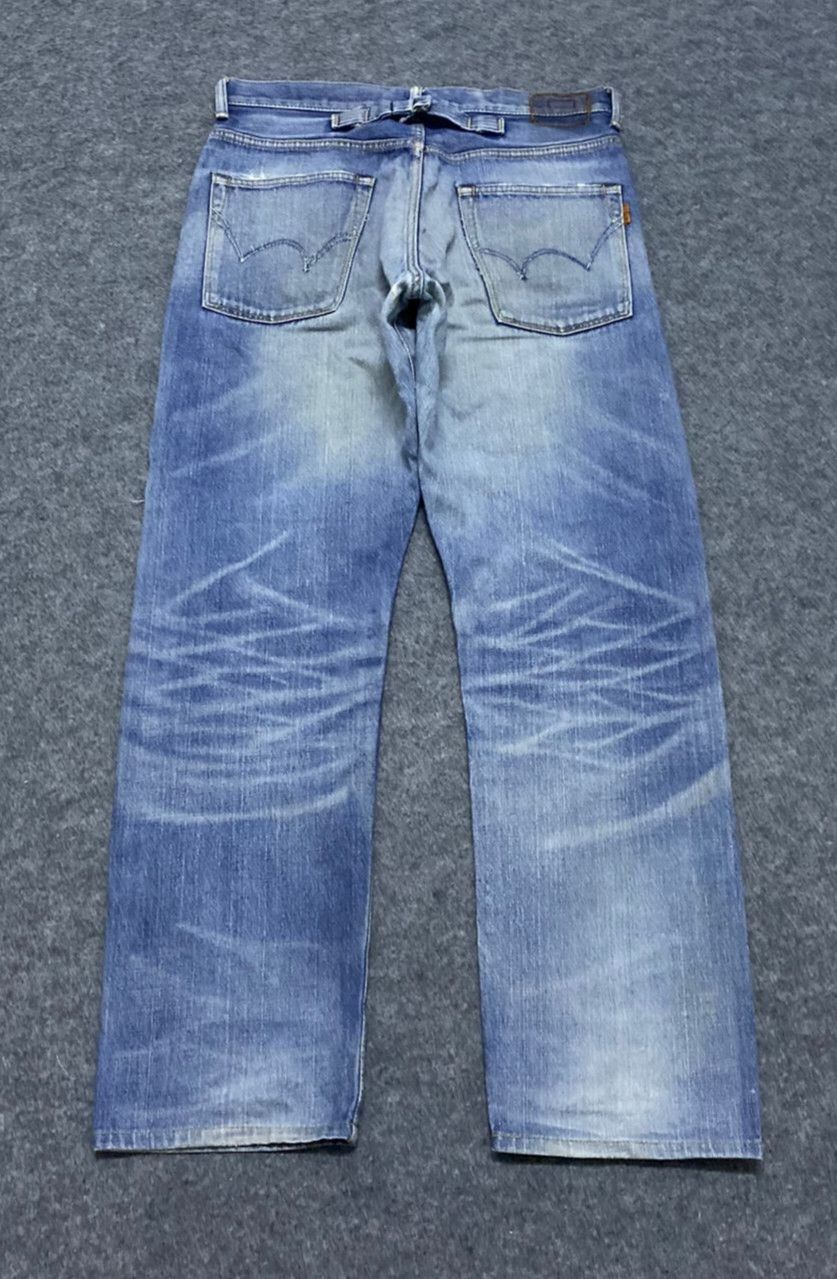 Edwin 💥Best Offer💥Vintage Edwin 503 Buckle Back Selvedge Denim Size US 35 - 2 Thumbnail