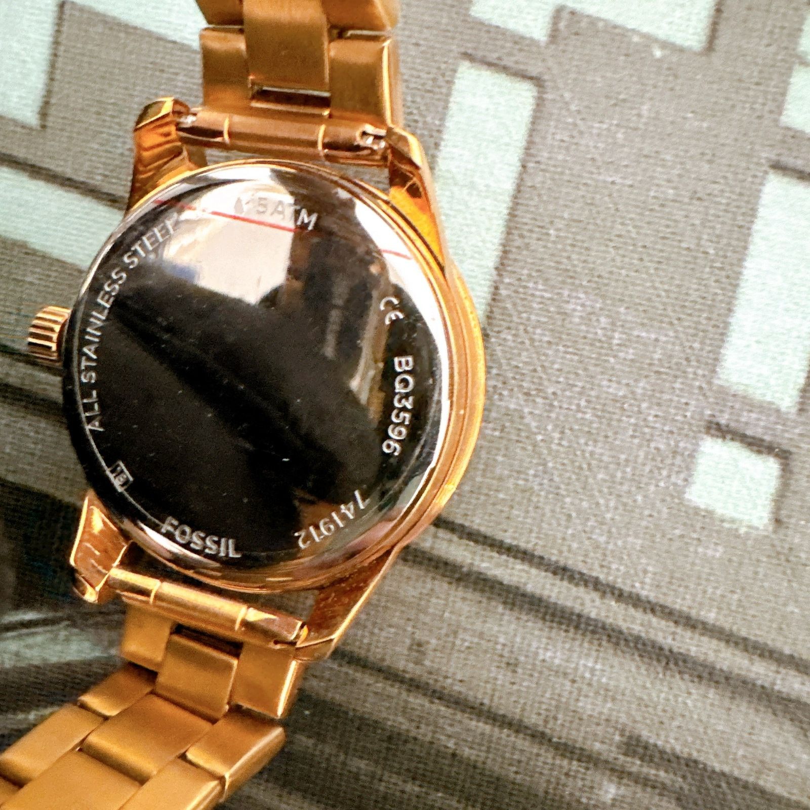 Fossil Fossil B03596 Women's Rose Gold Watch, Stainless Steel Size ONE SIZE - 5 Thumbnail