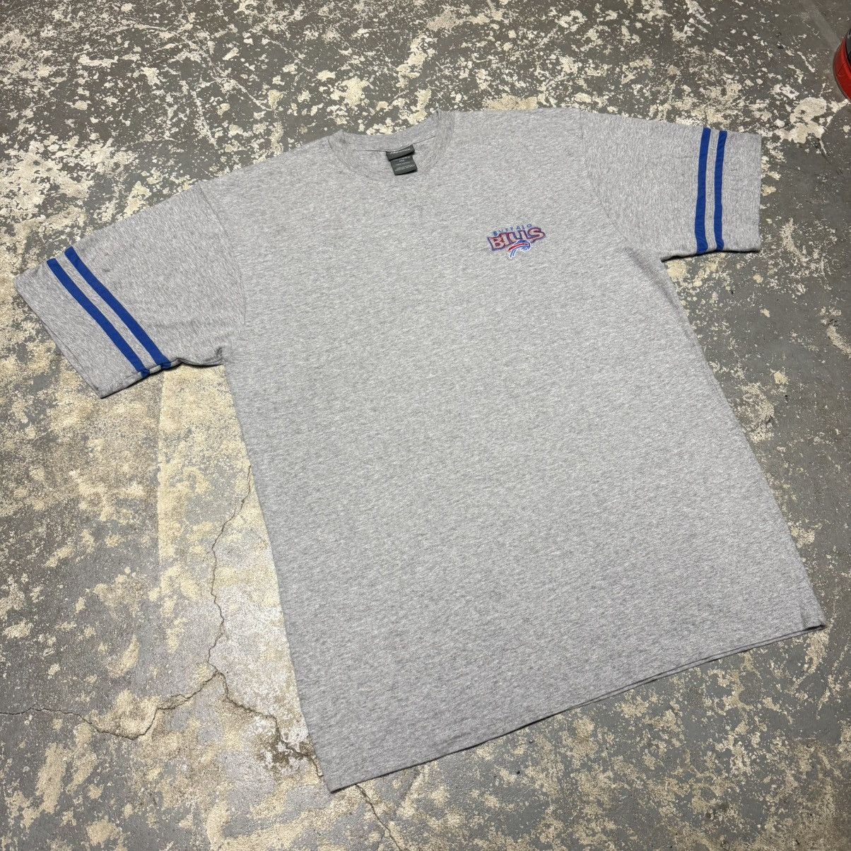Other Vintage The Edge Buffalo Bills Embroidered NFL Grey Tshirt Size US L / EU 52-54 / 3 - 8 Thumbnail