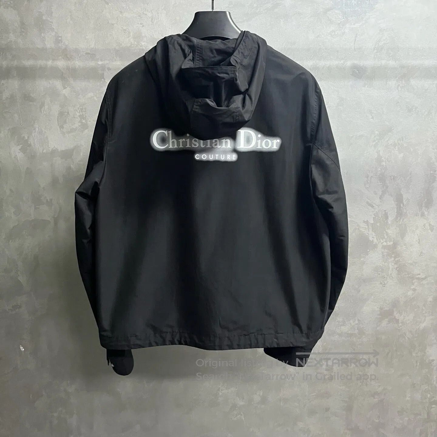 Dior Dior Logo-printed hooded zipper long-sleeve jacket| Size US M / EU 48-50 / 2 - 5 Thumbnail