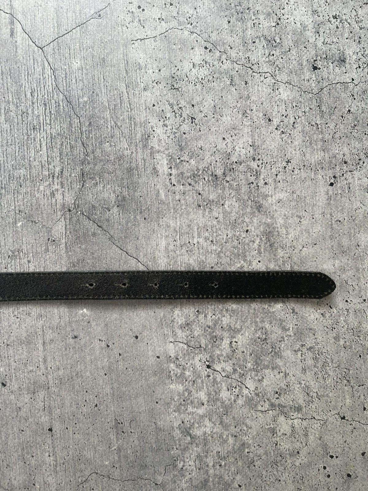 Armani Armani Jeans Belt Leather 100% Vintage Avant Garde Y2K Size ONE SIZE - 9 Thumbnail