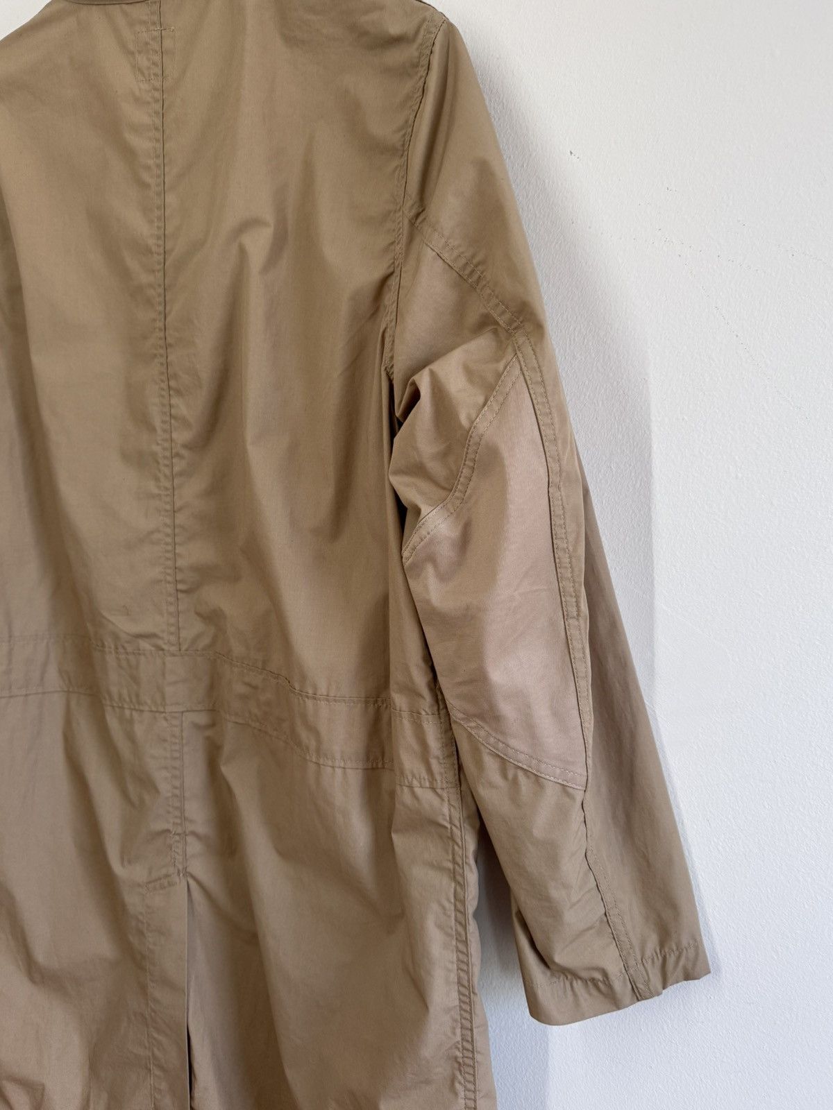 blurhms Blurhms Tan Cotton Blend Long Coat (Made in Japan, Size 4) Size US M / EU 48-50 / 2 - 6 Thumbnail