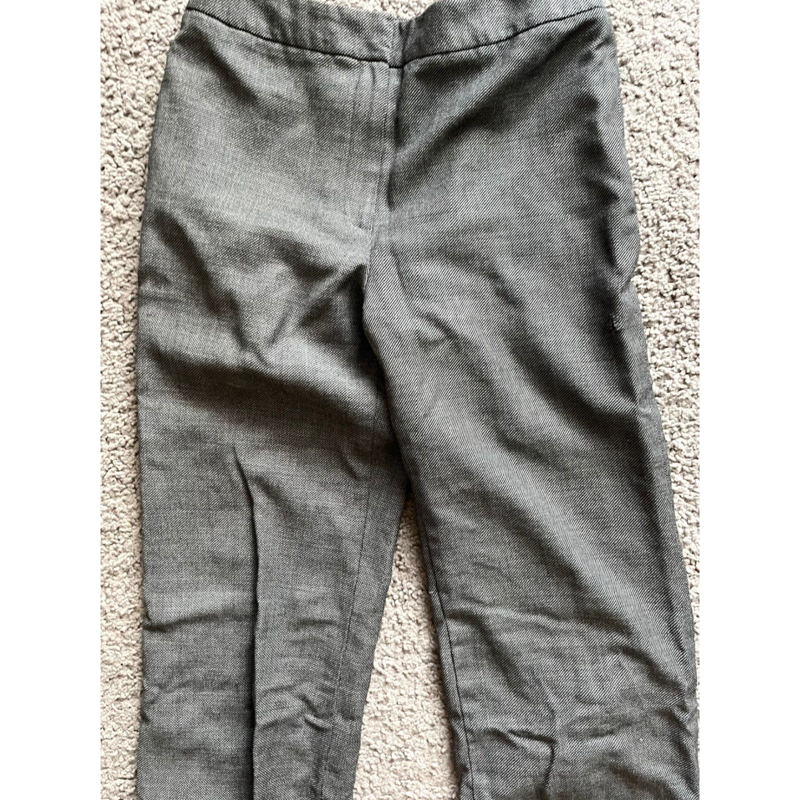 Ann Taylor Ann Taylor Dress Pants Women 6 Black Silver Pan? Size 28" / US 6 / IT 42 - 2 Thumbnail
