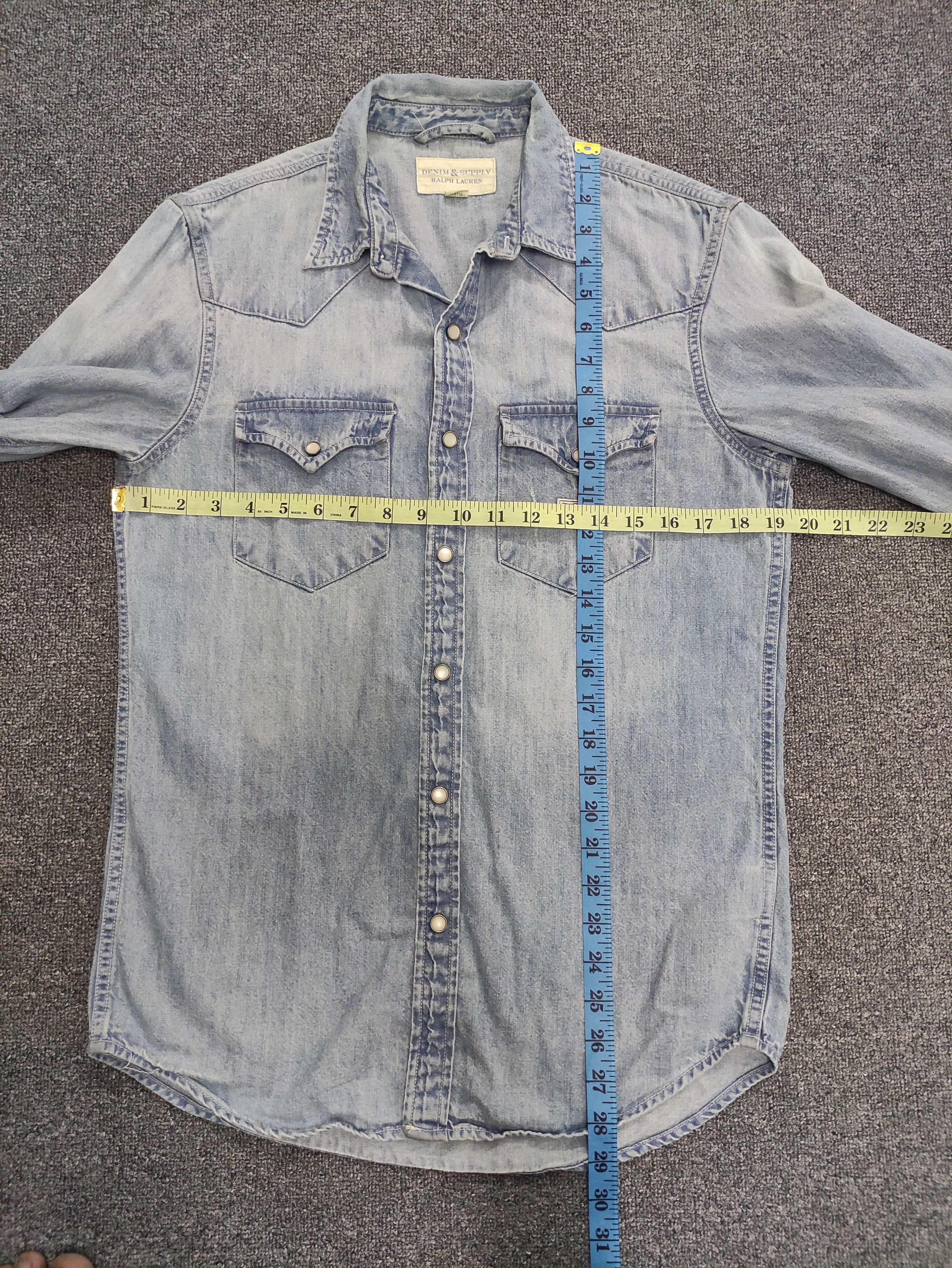Denim & Supply Ralph Lauren Vintage Denim& Supply Ralph Lauren Snap Button Long Sleeve Size S / US 4 / IT 40 - 17 Thumbnail