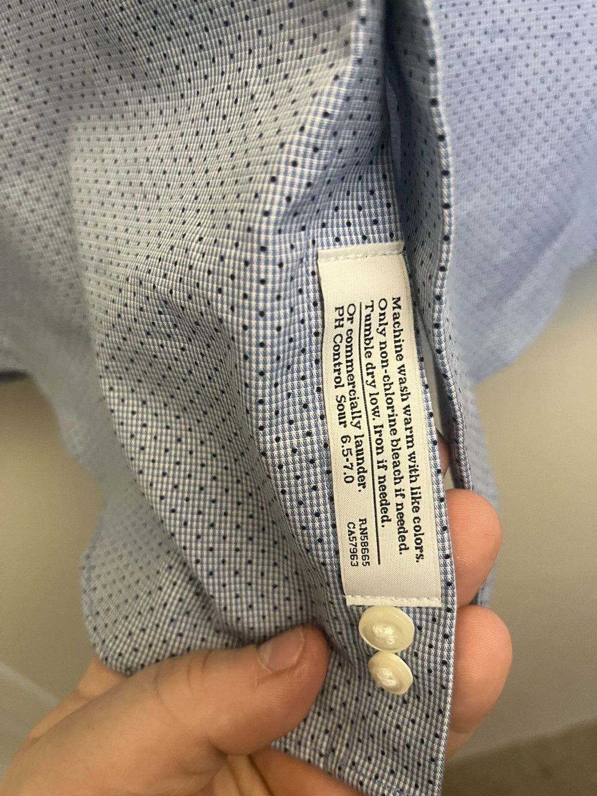 Nordstrom Men’s Nordstrom Brand Button Down Dress Shirt 16/32 Size L Size US L / EU 52-54 / 3 - 3 Thumbnail