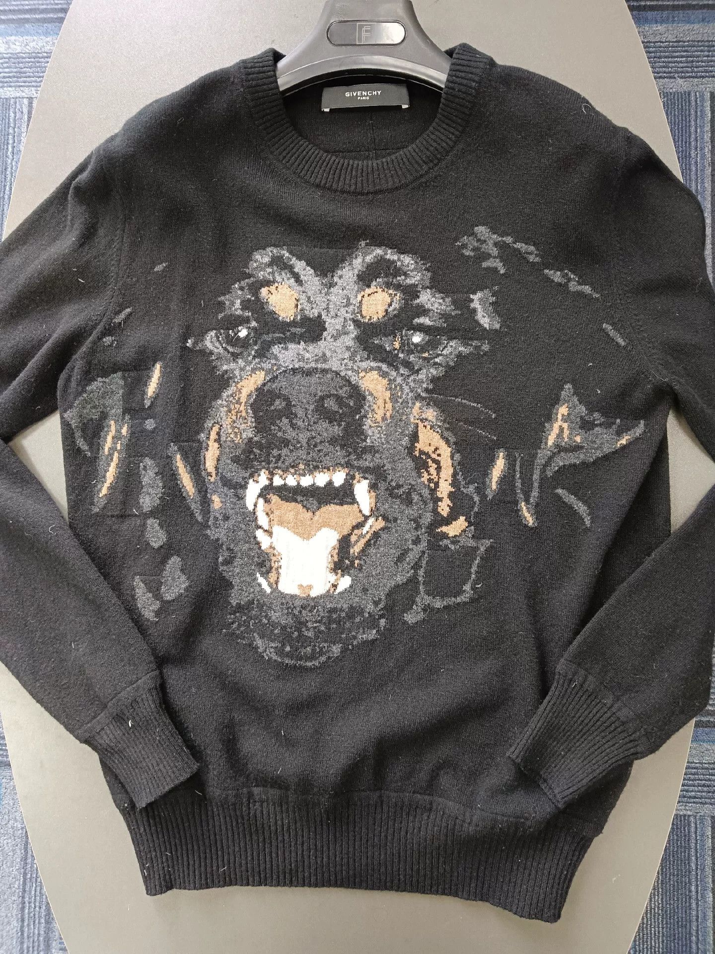 Givenchy Givenchy Long Sleeve Black Knit Sweater Size US S / EU 44-46 / 1 - 1 Thumbnail