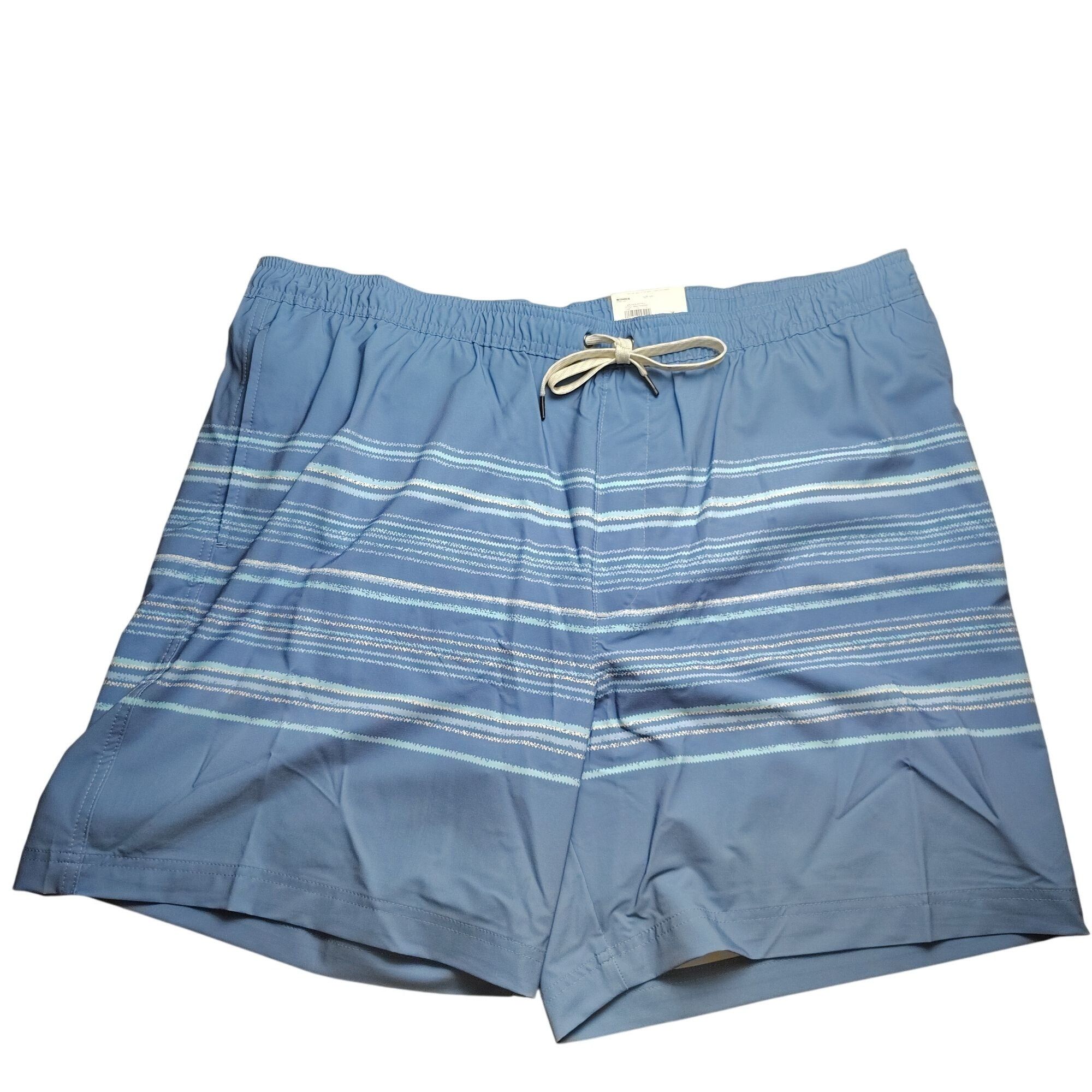 Sonoma Sonoma Mens XXL Blue Striped Swim Trunks With Mesh Lining an Size US 44 / EU 60 - 1 Thumbnail