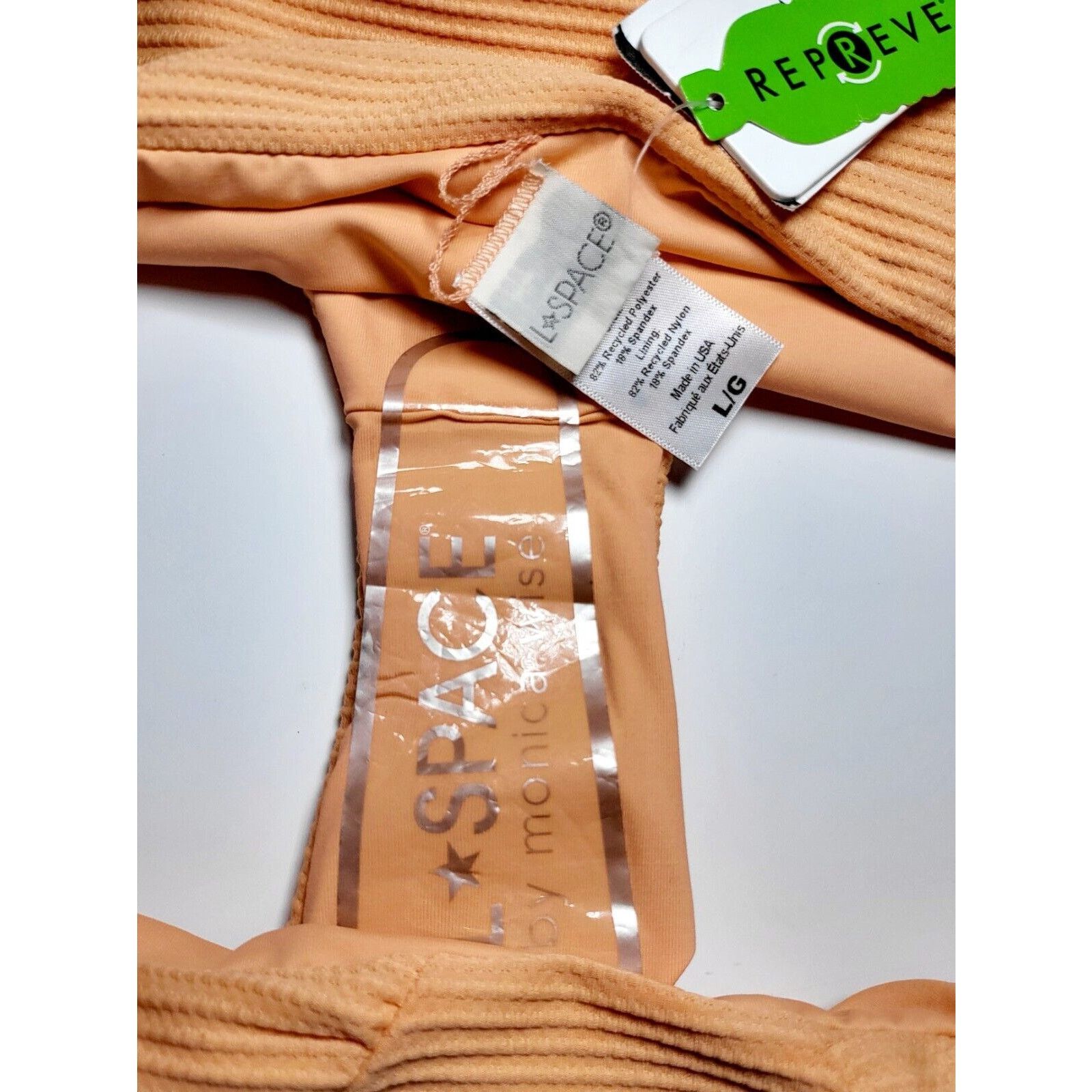 Other NWT L*SPACE ECO CHIC Repreve Sol Bikini Ruched Bottom Size L Size ONE SIZE - 8 Thumbnail