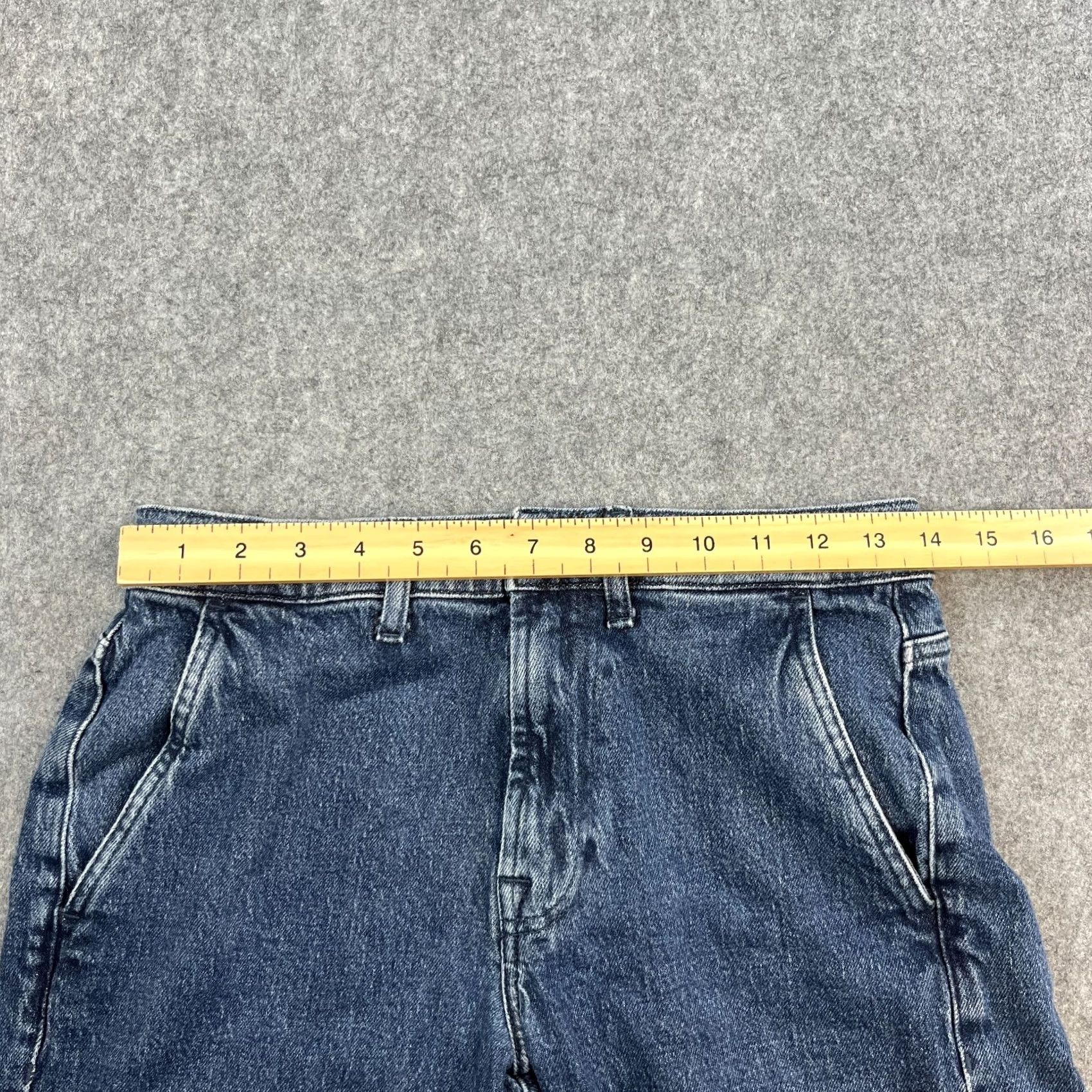 7 For All Mankind 7 For All Mankind Womens Cargo Jeans Relaxed Straight 27 32 UK 8 Dark Wash Blue Jeans Size 30" / US 8 / IT 44 - 7 Thumbnail