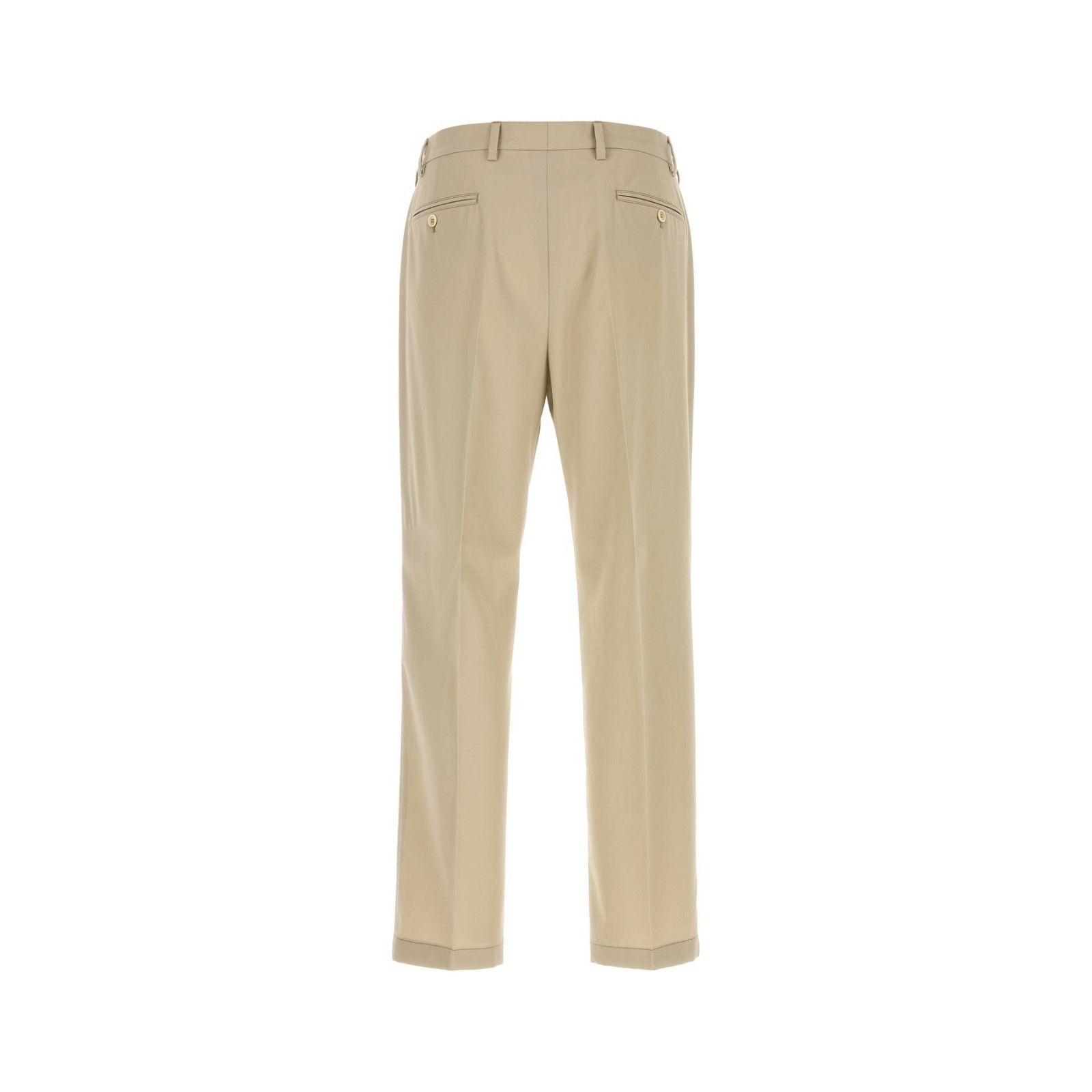 Prada PRADA Sand Cotton Pants New & Authentic (Men's size:US 38;) Size US 38 / EU 54 - 2 Thumbnail