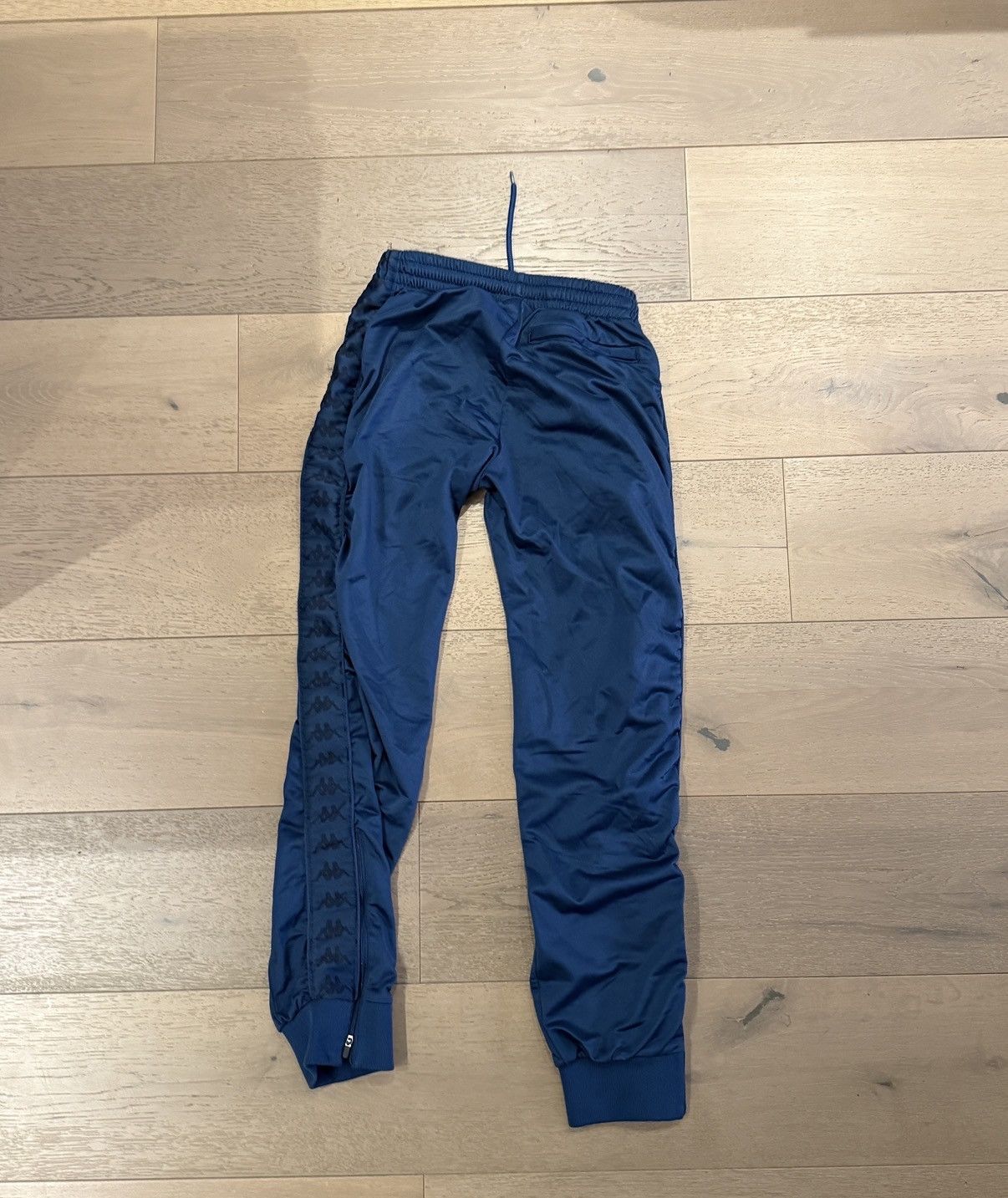 Kappa Kappa Track Pants Navy Side Tape Joggers (Size S) Size US 28 / EU 44 - 1 Thumbnail