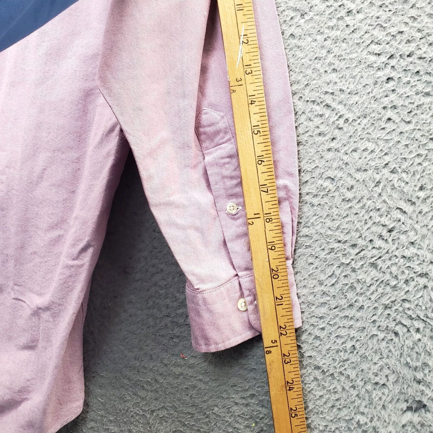 Ralph Lauren Ralph Lauren Mens Dress Shirt 16.5 Pink Regular Fit Button-Down Long Sleeve Shirt (Size: 16.5) Size 46R - 5 Thumbnail