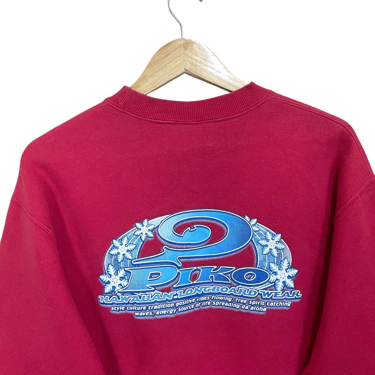 Life's a Beach Vintage 90’s Piko Surf Hawaiian Longboard Wear Sweatshirt Size US M / EU 48-50 / 2 - 4 Thumbnail