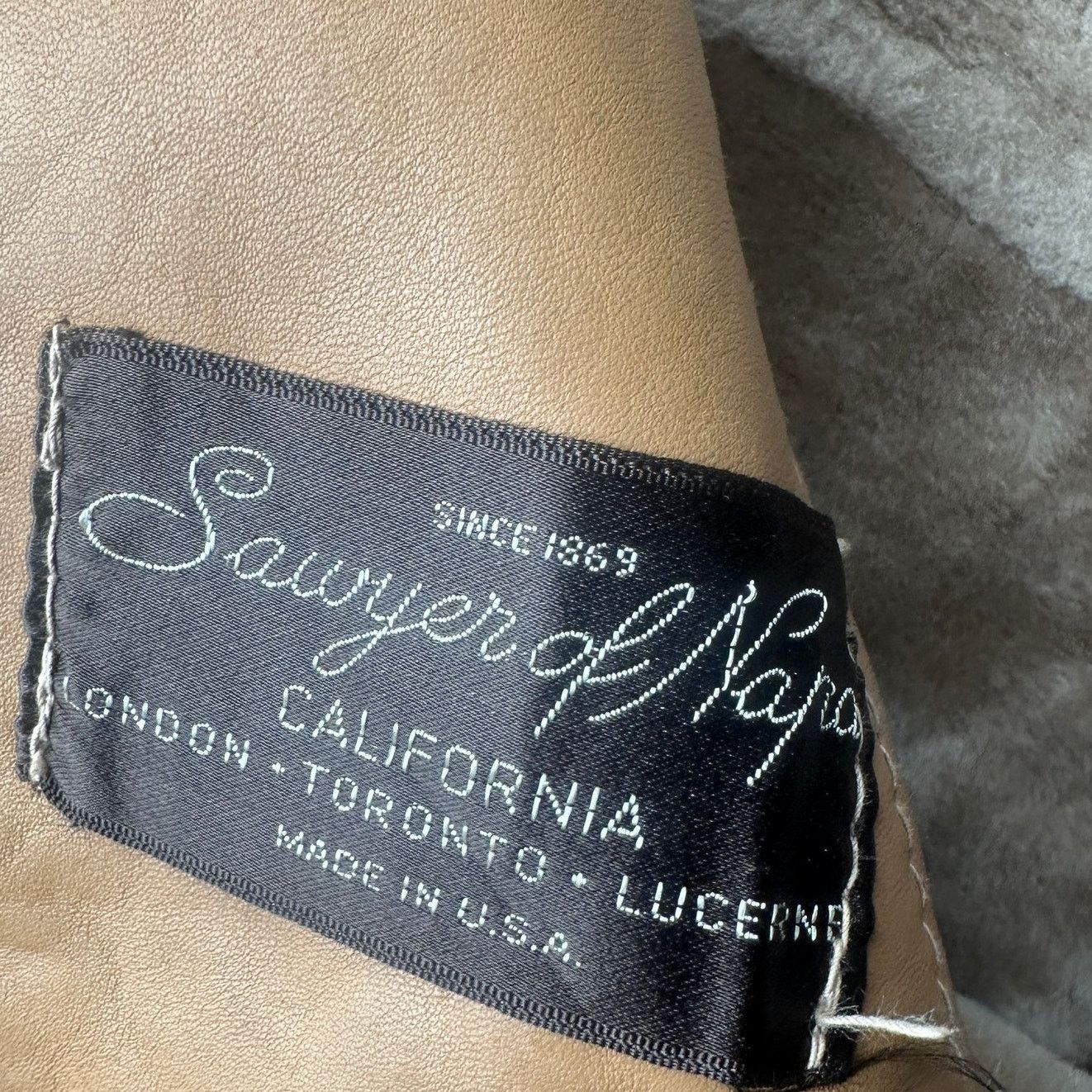 Sawyer of Napa Vintage Sawyer of Napa Fifth Avenue Leather Coat Womens 12 Size XL / US 12-14 / IT 48-50 - 3 Thumbnail