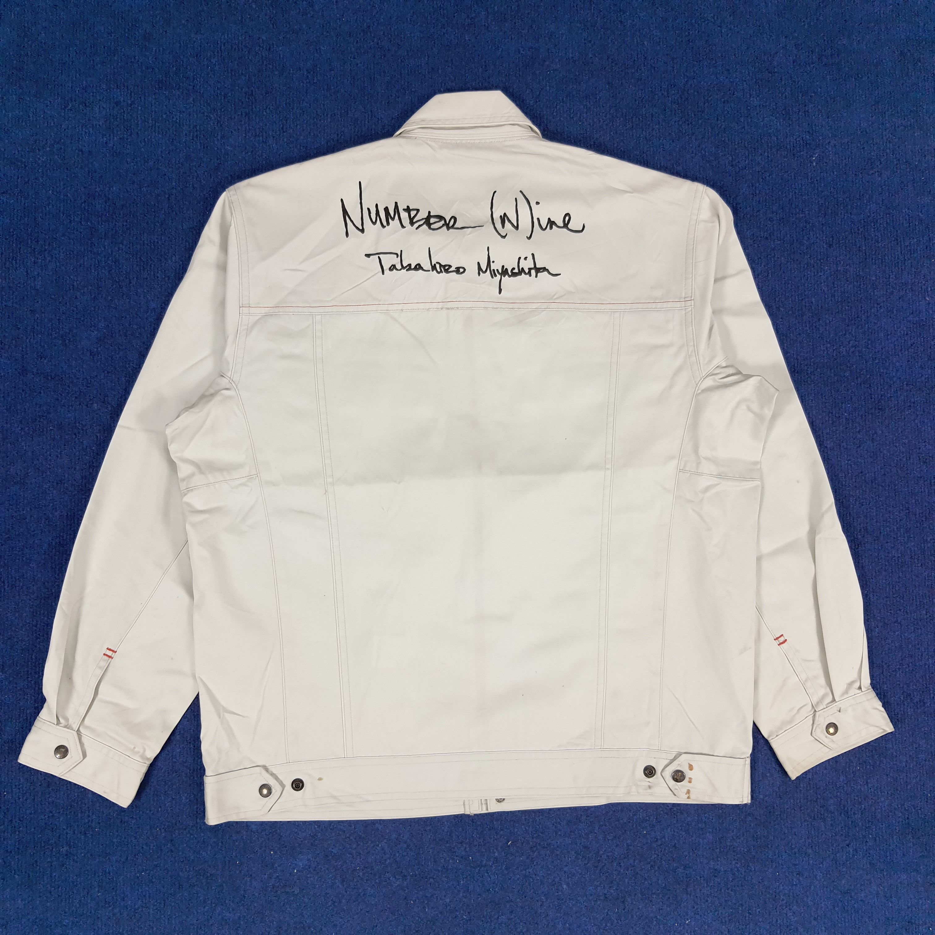 Japanese Brand × Vintage Vintage Kansai Workwear Custom Number Nine Jacket Size US XL / EU 56 / 4 - 1 Thumbnail