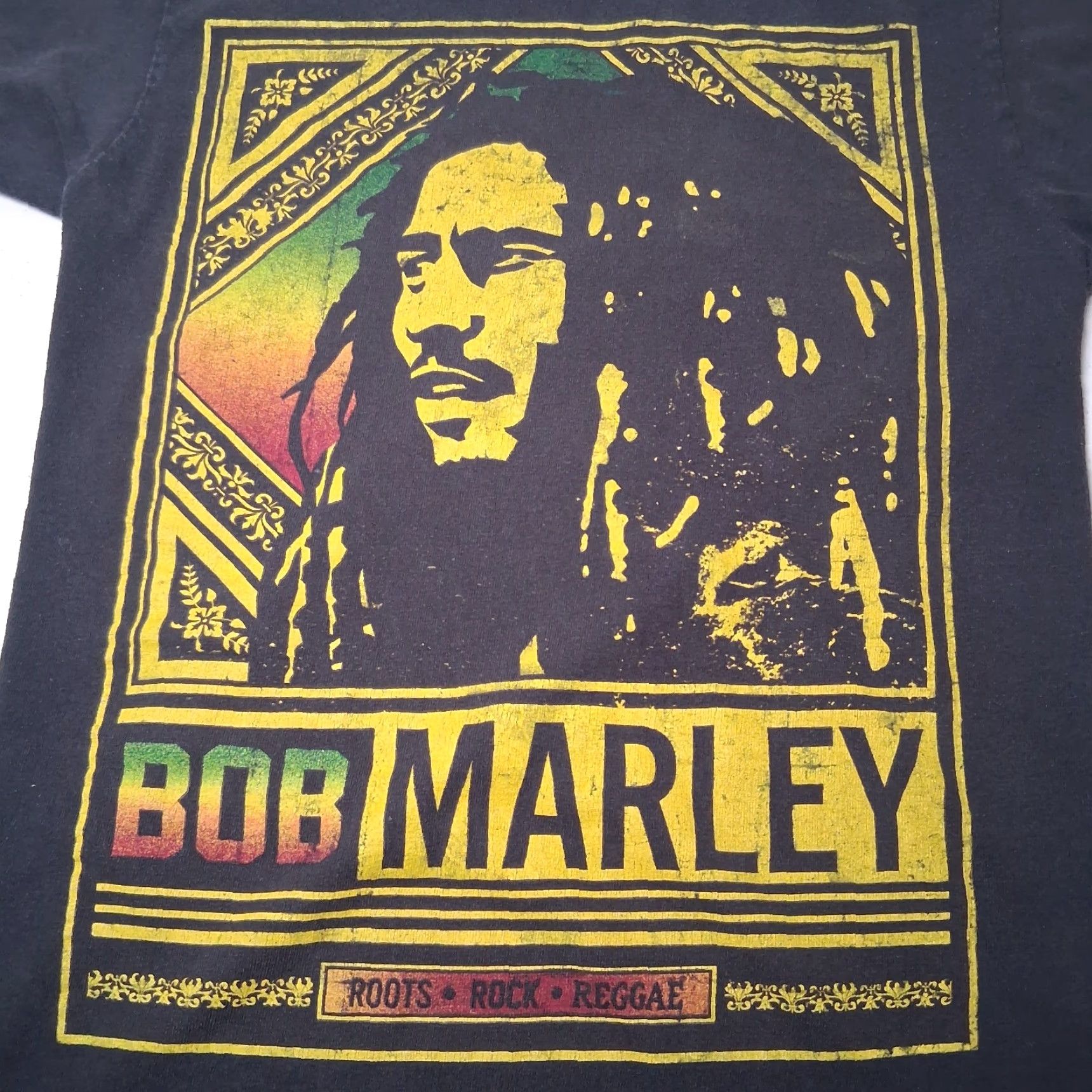 Vintage Bob Marley Shirt S Cotton Knit Short Sleeve Crew Neck Graphic Distressed Black Rastafari Music T-Shirt Mens Size US S / EU 44-46 / 1 - 2 Thumbnail