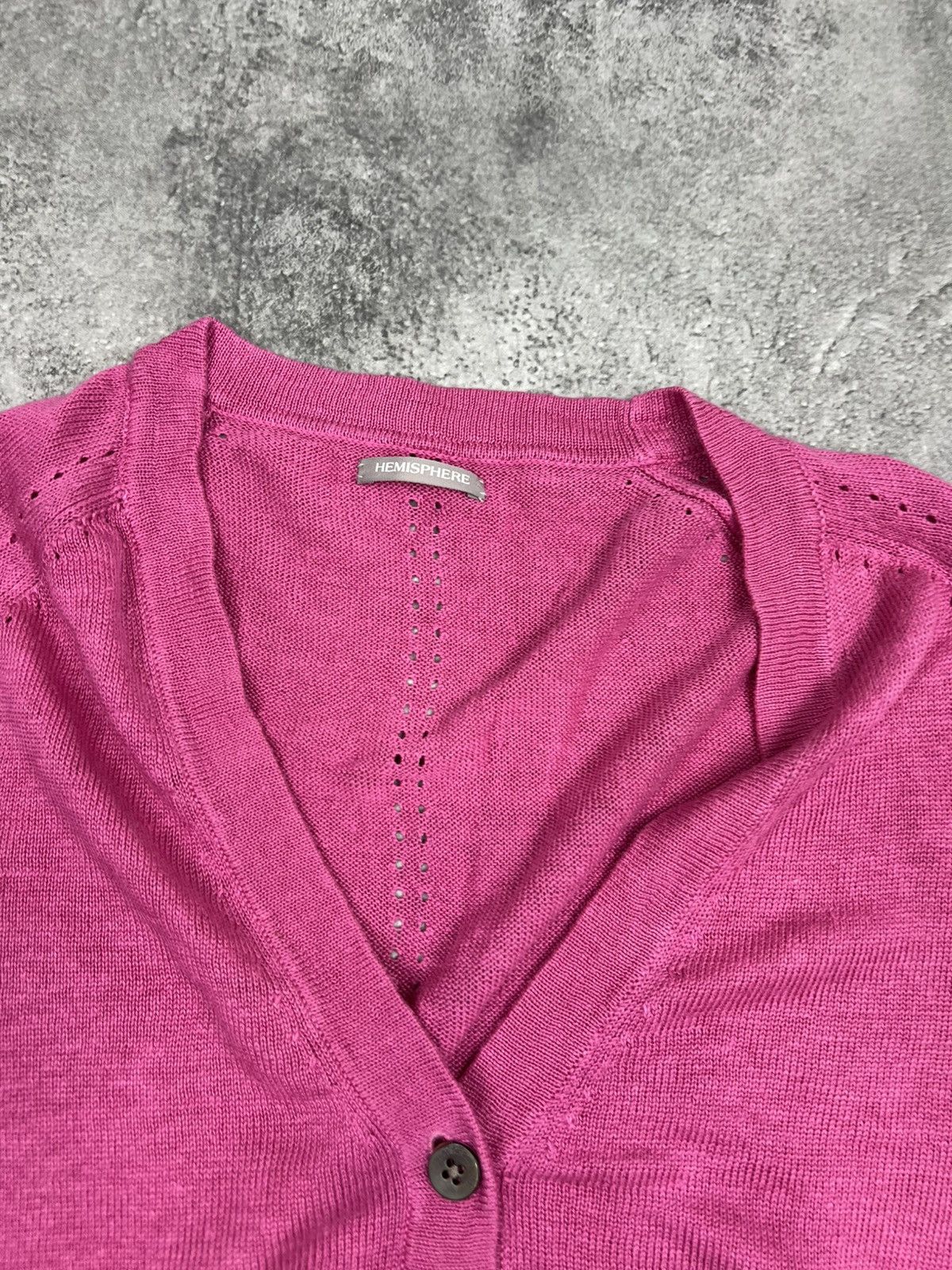 Other Hemisphere Womens Pink Cardigan Sweater Size M / US 6-8 / IT 42-44 - 4 Thumbnail