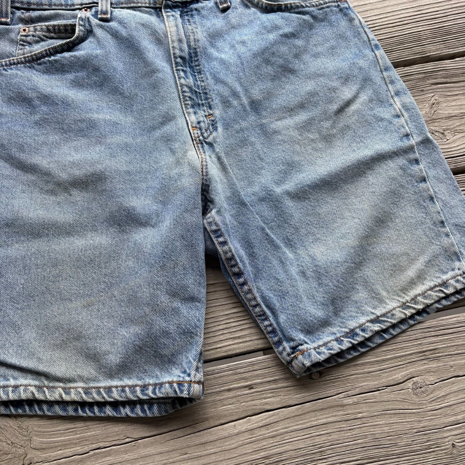 Levi's × Vintage Vintage Levi’s 505 Shorts Size 34 Blue Light Wash Orange Tab Size US 34 / EU 50 - 5 Thumbnail