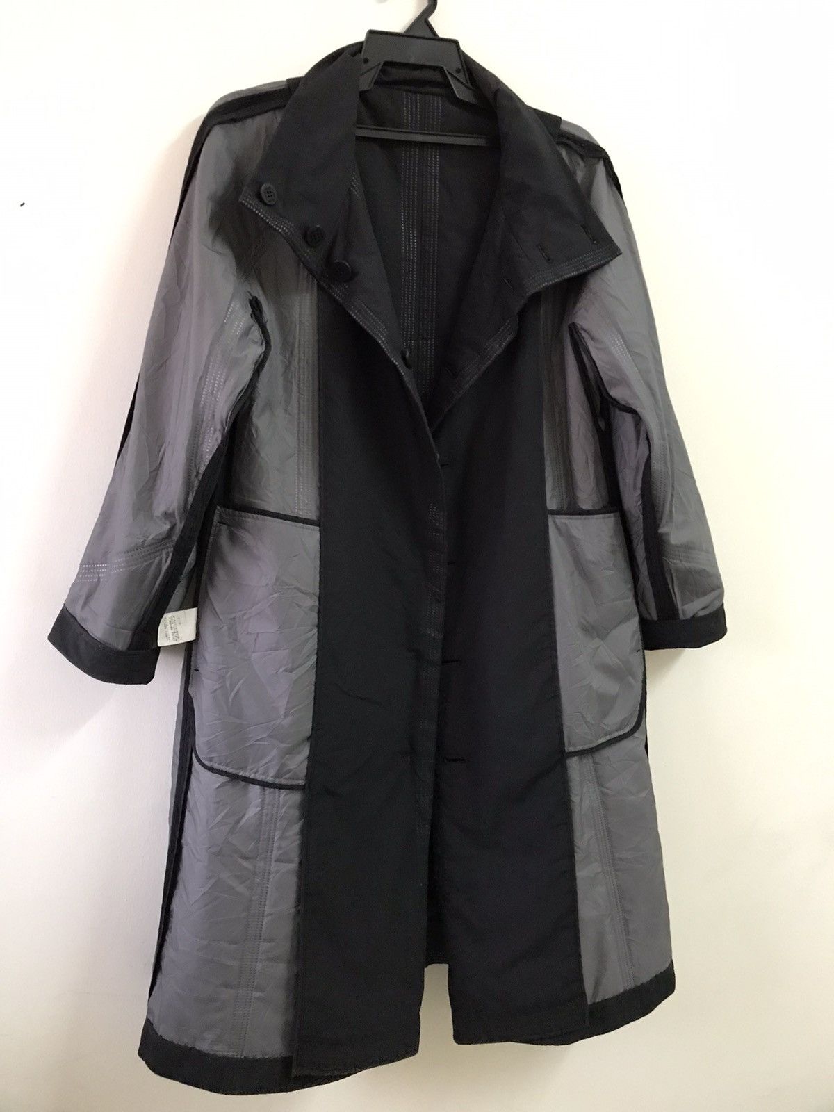 Issey Miyake Issey Miyake Pleats Please Black Long Coat Jacket Size US M / EU 48-50 / 2 - 8 Thumbnail
