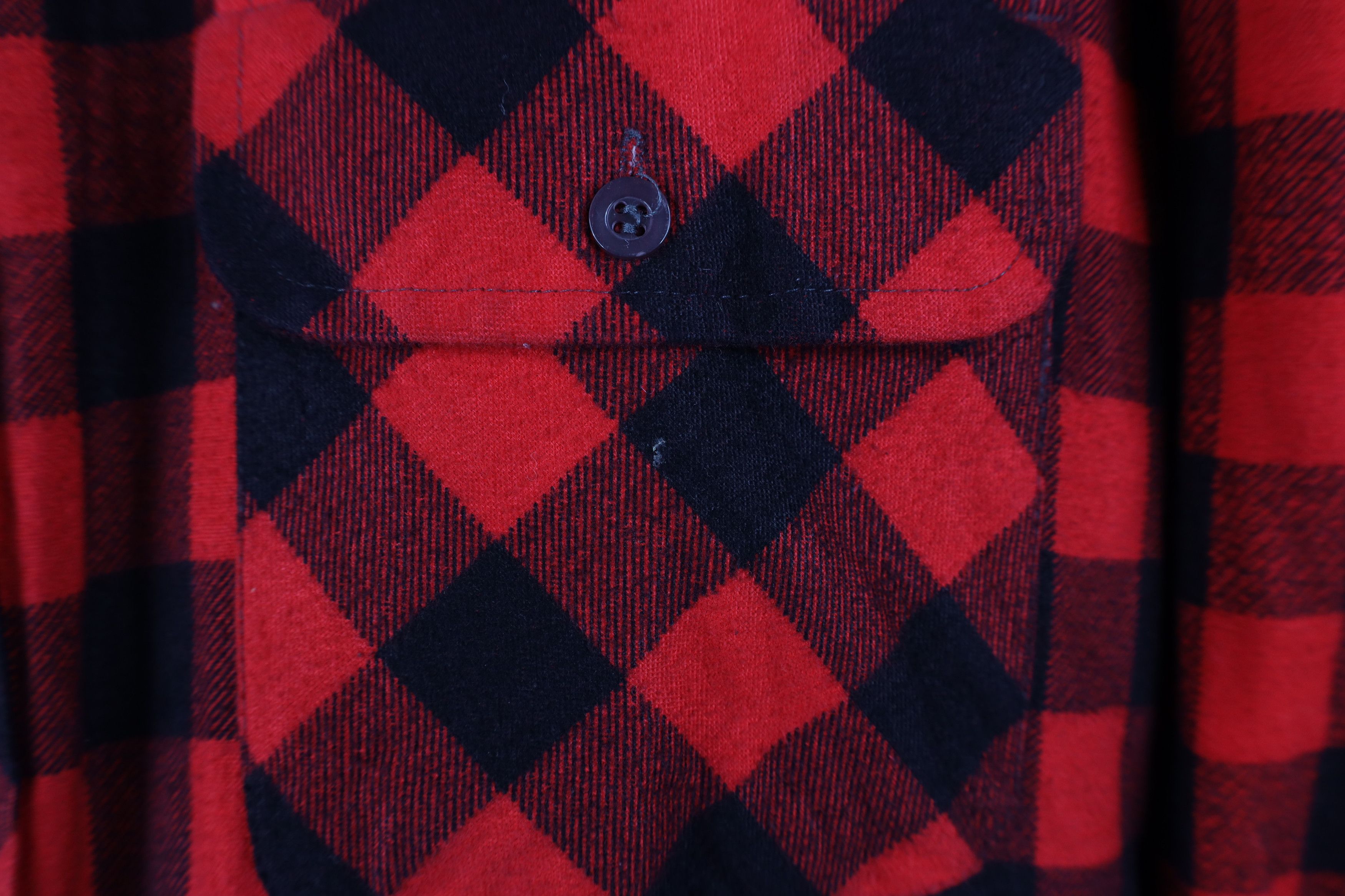 Vintage Vintage 90s Streetwear Plaid Flannel Button Shirt Jacket Jac Size US M / EU 48-50 / 2 - 5 Thumbnail