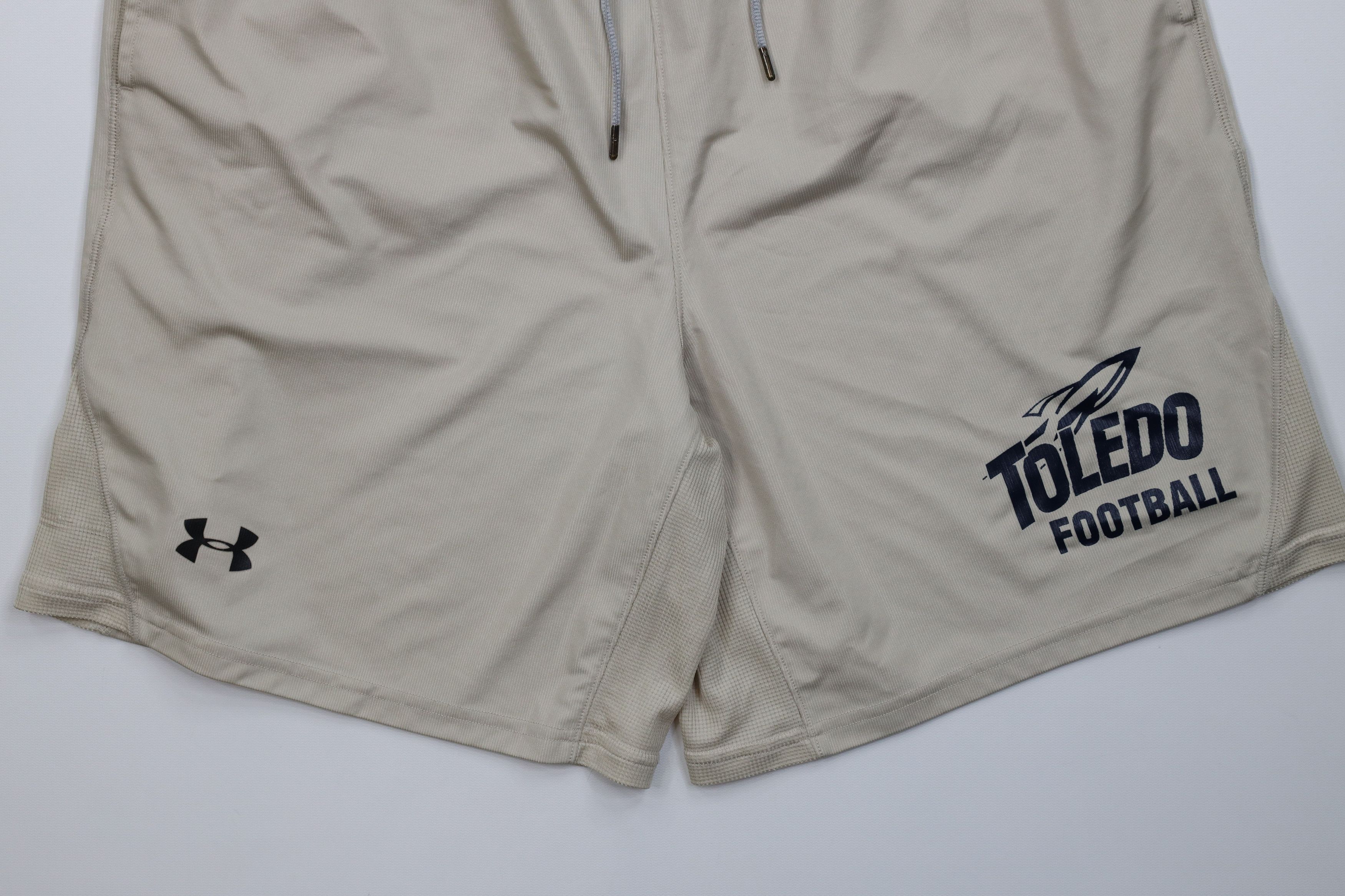 Under Armour Vintage Under Armour University of Toledo Football Shorts Size US 34 / EU 50 - 4 Thumbnail