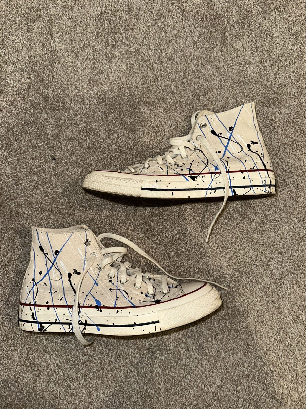 Converse Converse Chuck Taylor All Star 70 High Paint Splatter Size US 9.5 / EU 42-43 - 6 Thumbnail