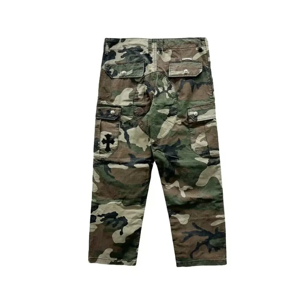 Chrome Hearts Chrome Hearts Camouflage Silver Button Cargo Pants Size US 32 / EU 48 - 2 Thumbnail