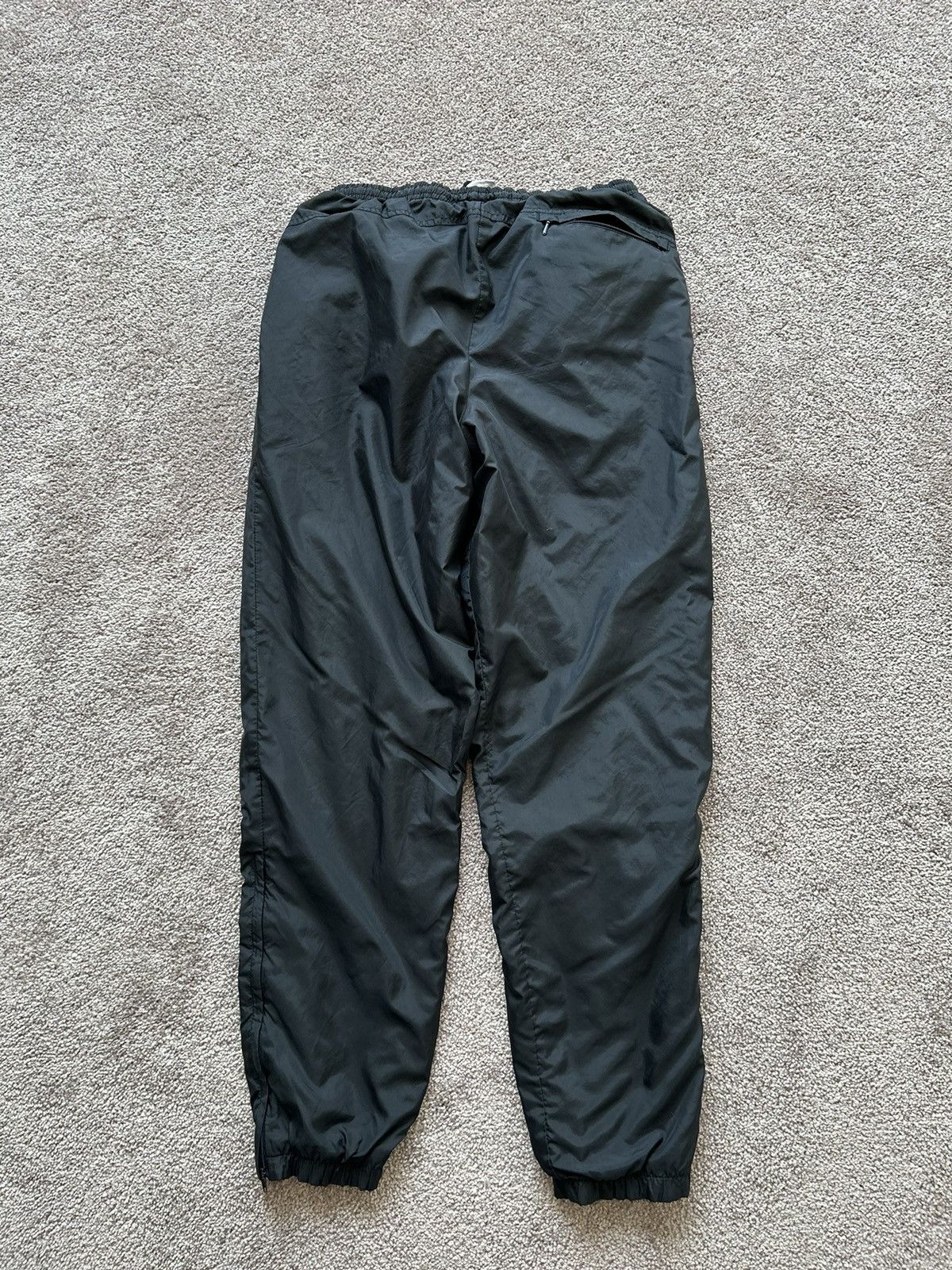Nike × Vintage Vintage 90s Black On Black Nike Track Pants Size US 30 / EU 46 - 3 Thumbnail
