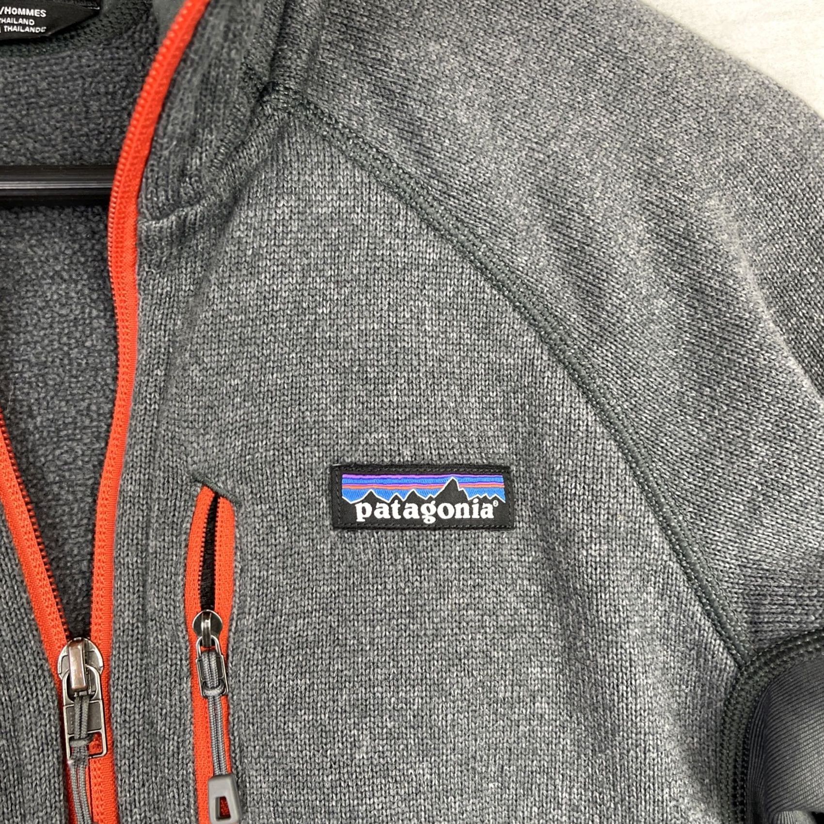 Patagonia Patagonia Better Sweater Jacket Mens XS Gray Orange Zip Size US XS / EU 42 / 0 - 6 Thumbnail
