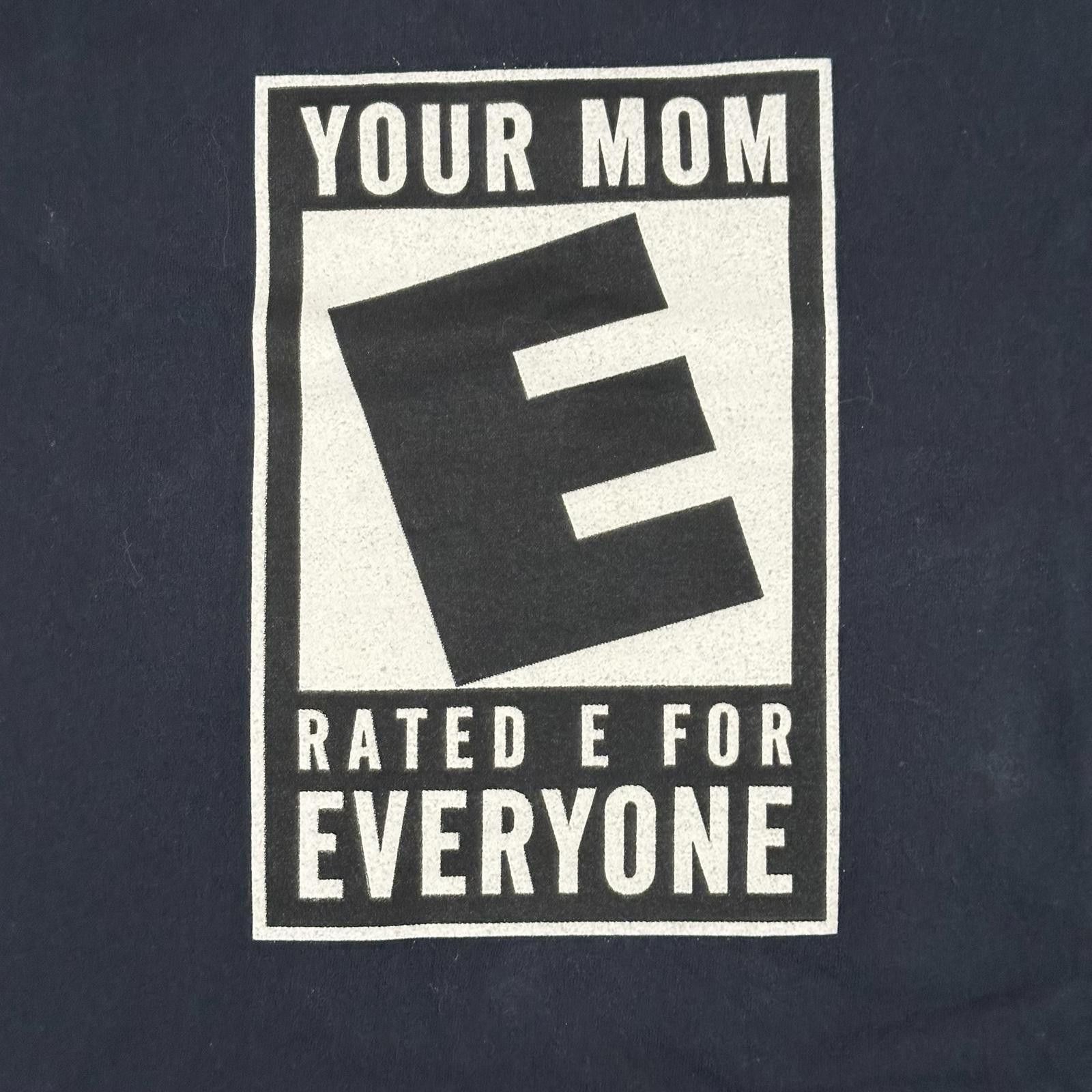 Hanes Vtg Hanes Beefy faded black your mom rated graphic t-shirt Size US L / EU 52-54 / 3 - 3 Thumbnail