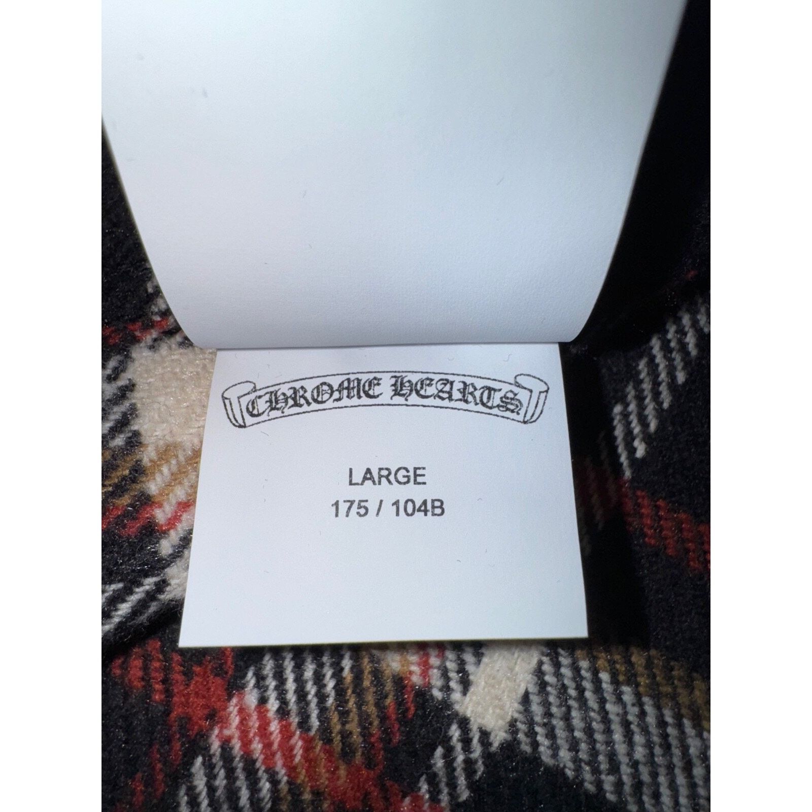 Chrome Hearts Chrome Hearts Flannel Black Check Button Down Long Size US L / EU 52-54 / 3 - 15 Thumbnail