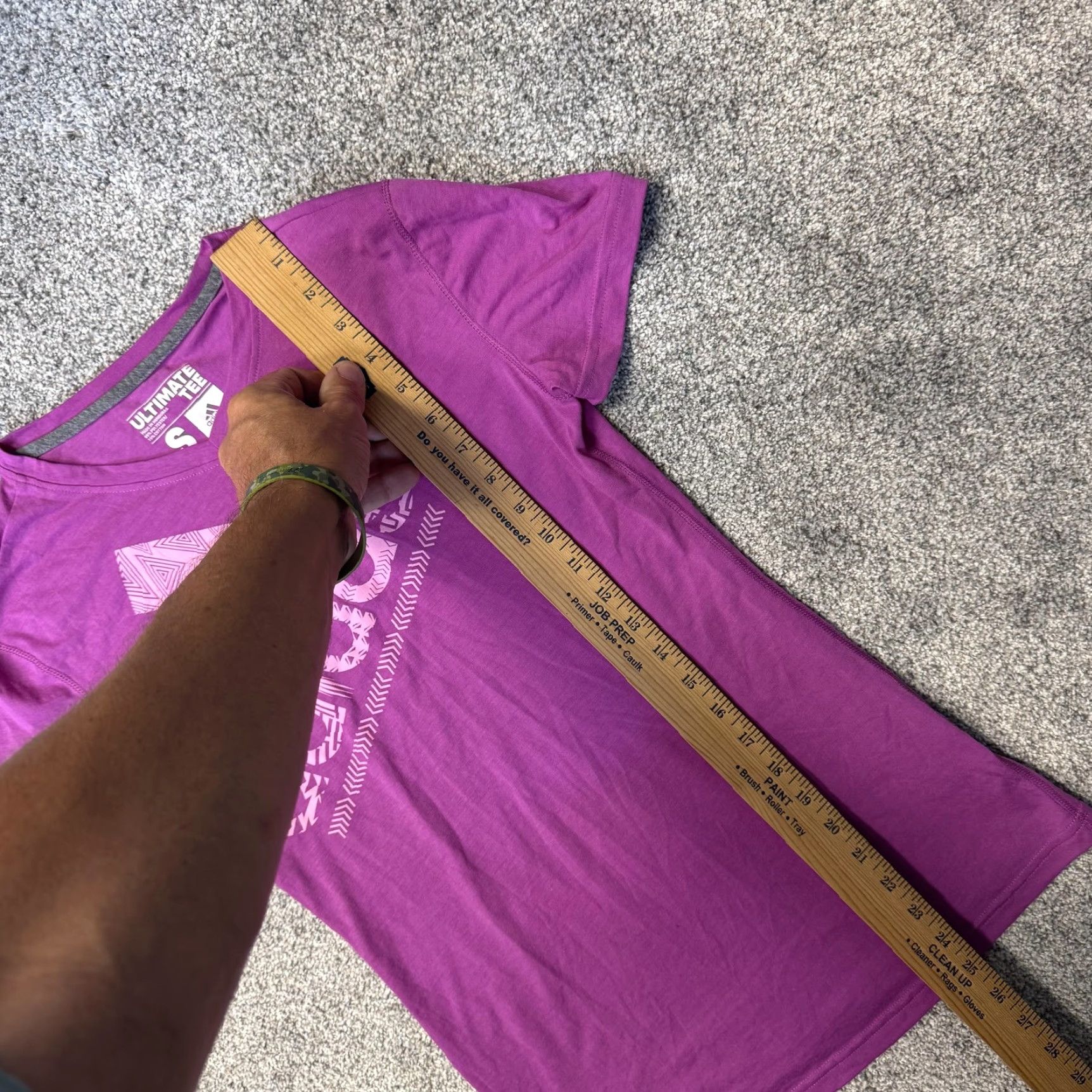Adidas VINTAGE? (No) Adidas Shirt Womens Small Magenta Purple Ultimate Tee Climalite V Neck Athletic Size S / US 4 / IT 40 - 2 Thumbnail