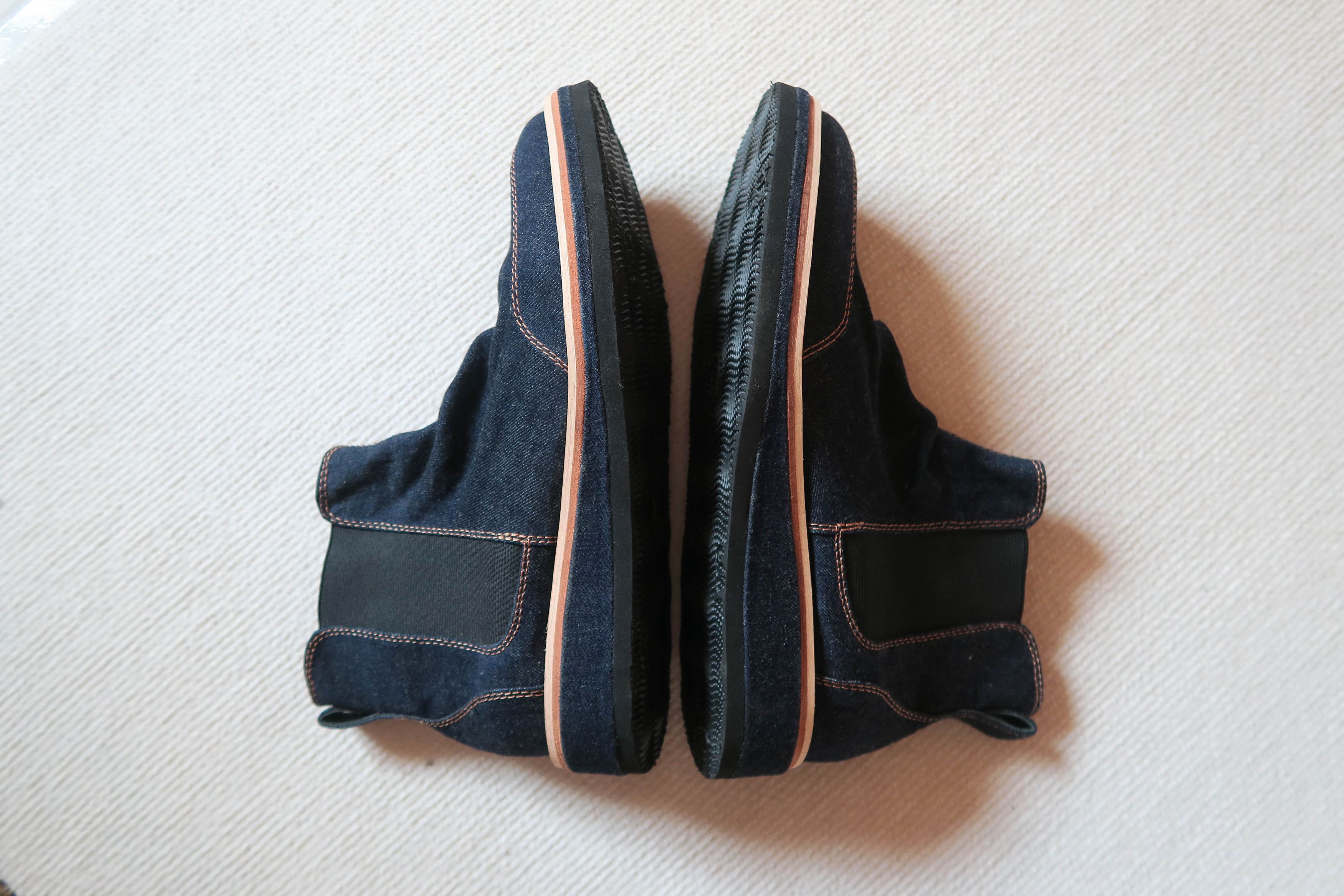 CABANE de ZUCCa Cabane de Zucca Japan Vibram Denim Boots Shoes Size US 11 / EU 44 - 3 Thumbnail