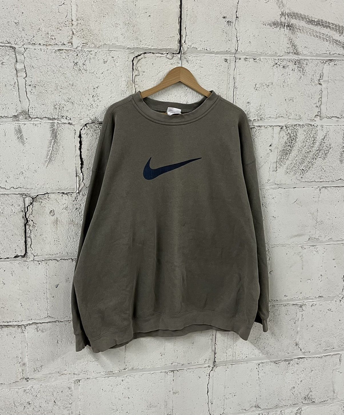 Nike Nike vintage center swoosh big swoosh faded, mocha brown Size US XXL / EU 58 / 5 - 1 Thumbnail