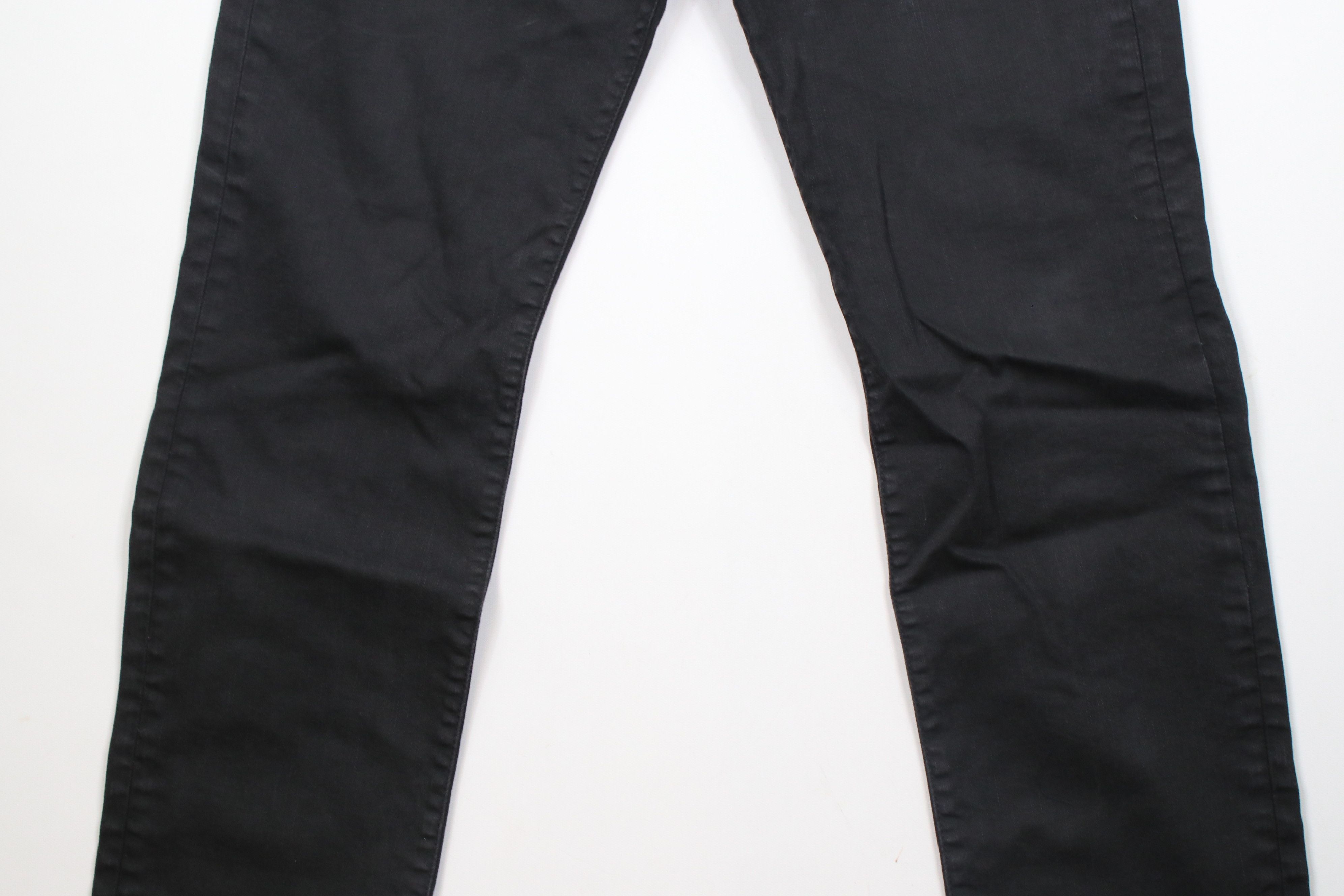 Express × Vintage Express Waxed Cotton Rocco Slim Fit Straight Leg Jeans Size US 33 - 3 Thumbnail