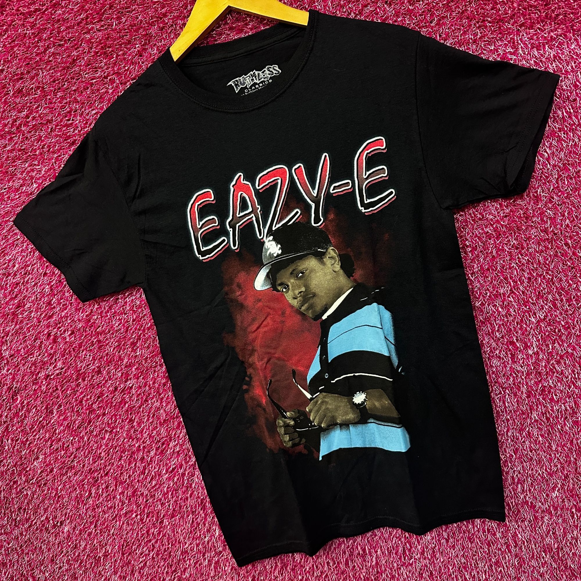 Rap Tees Eazy-E Ruthless Records NWA Poster West Coast Hip Hop Tee S Size US S / EU 44-46 / 1 - 3 Thumbnail