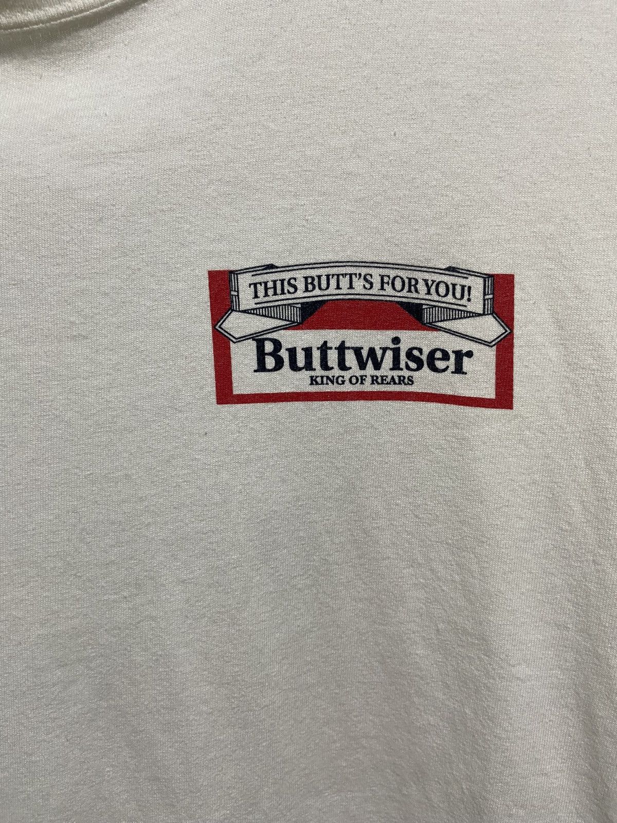 Rap Tees Vintage 90s Buttwiser THIS BUTT’S FOR YOU PORN tee BY GILDAN Size US XL / EU 56 / 4 - 4 Thumbnail
