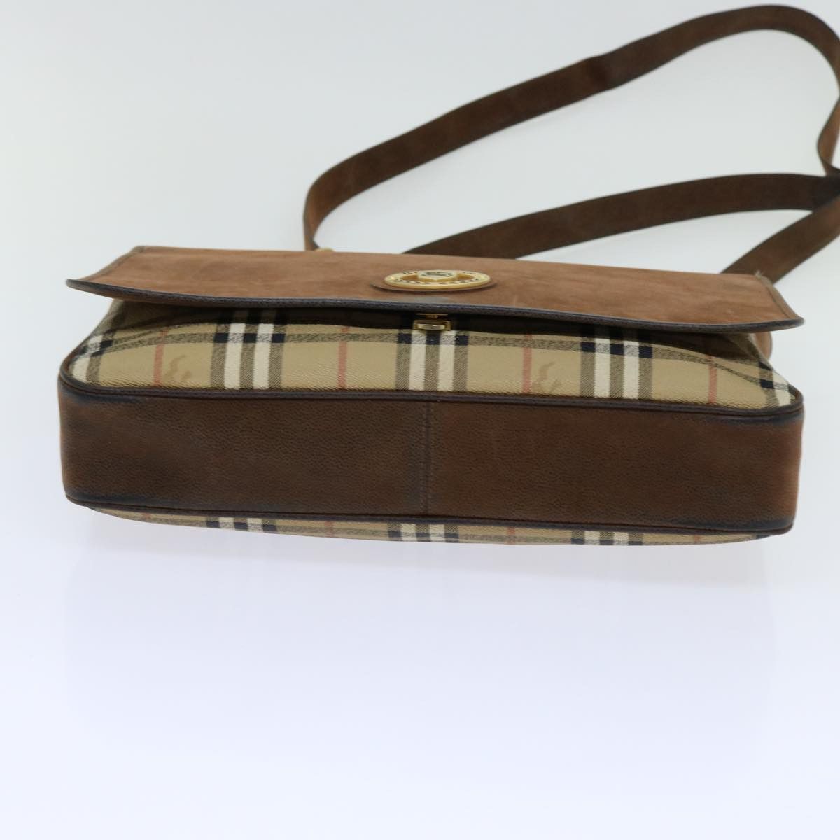 Burberry Burberry Nova Check Business Bag Pvc Leather Beige Size ONE SIZE - 5 Thumbnail