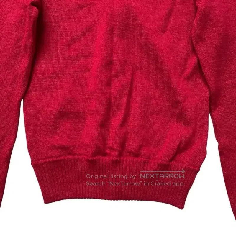 Burberry Burberry Red Wool Long Sleeve Cardigan. Size M / US 6-8 / IT 42-44 - 8 Thumbnail