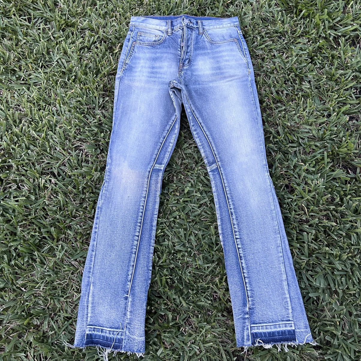 MNML MNML Flare Denim Blue Jeans B484 ‼️FINAL PRICE DROP‼️ Size US 28 / EU 44 - 1 Thumbnail