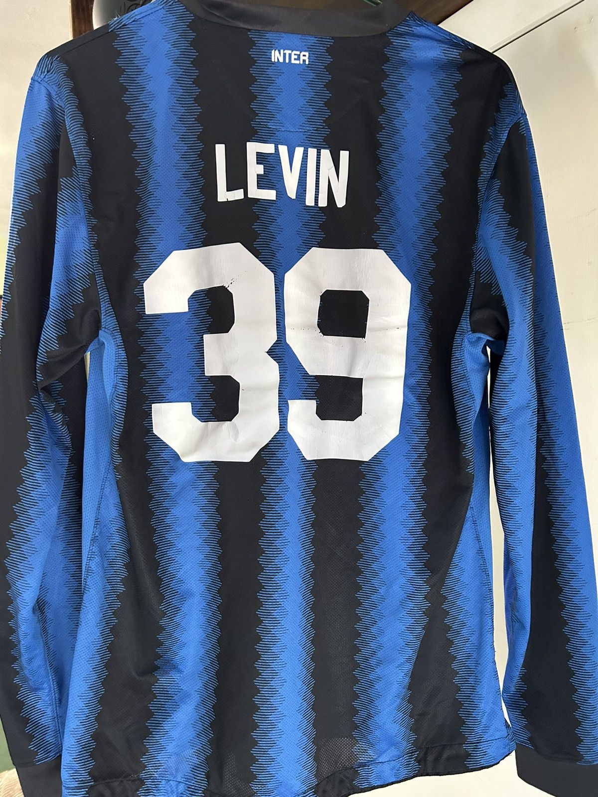 Nike 2010-2011 Nike Inter Milan Home L/S Jersey Size US M / EU 48-50 / 2 - 3 Thumbnail